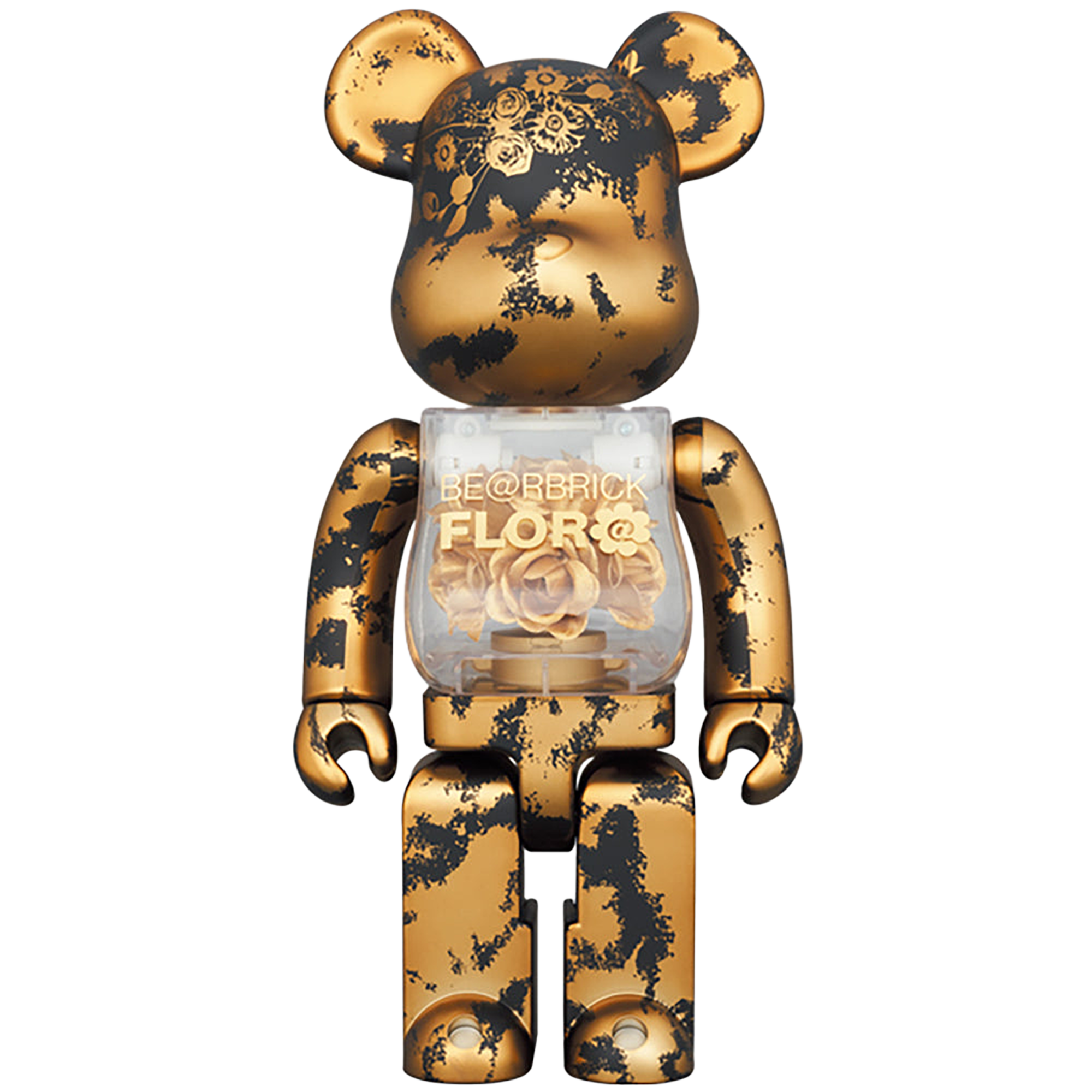 BE@RBRICK FLOR@ GOLD 400％