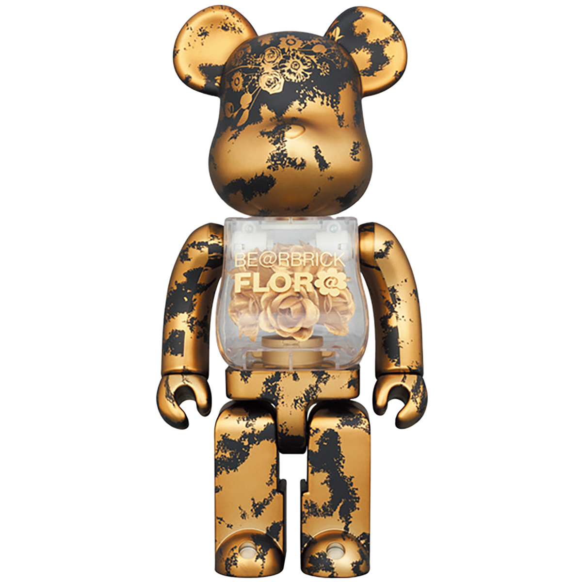 BE@RBRICK FLOR@ GOLD 400％