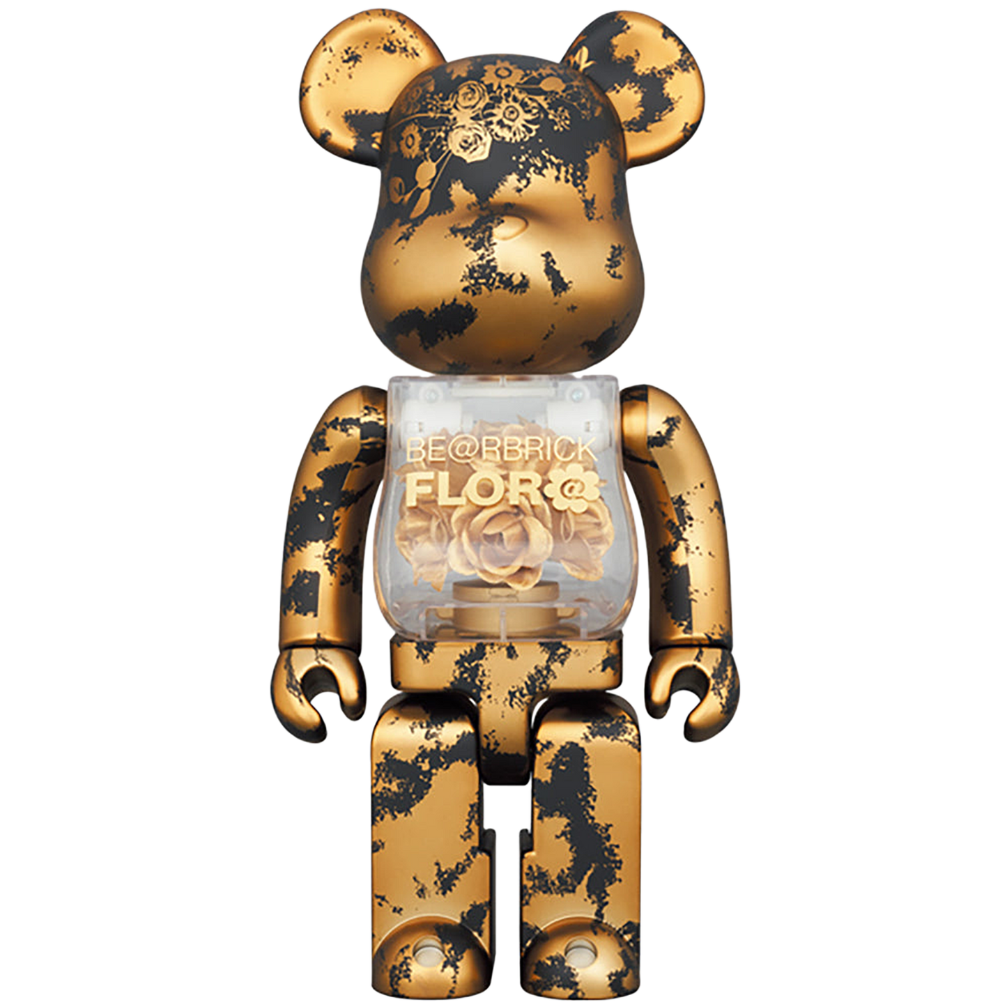 BE@RBRICK FLOR@ GOLD 400％