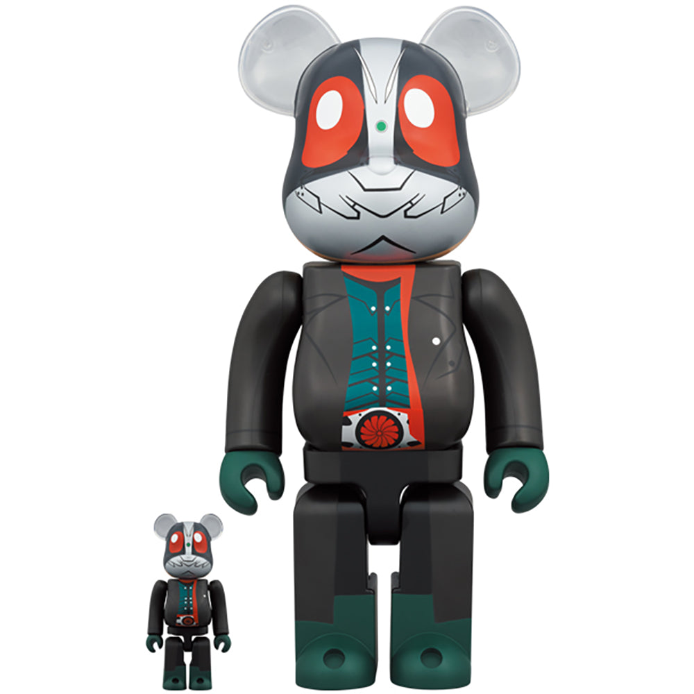BE@RBRICK 仮面ライダー第2号 (シン・仮面ライダー) (コートVer.) 100％ & 400％_0