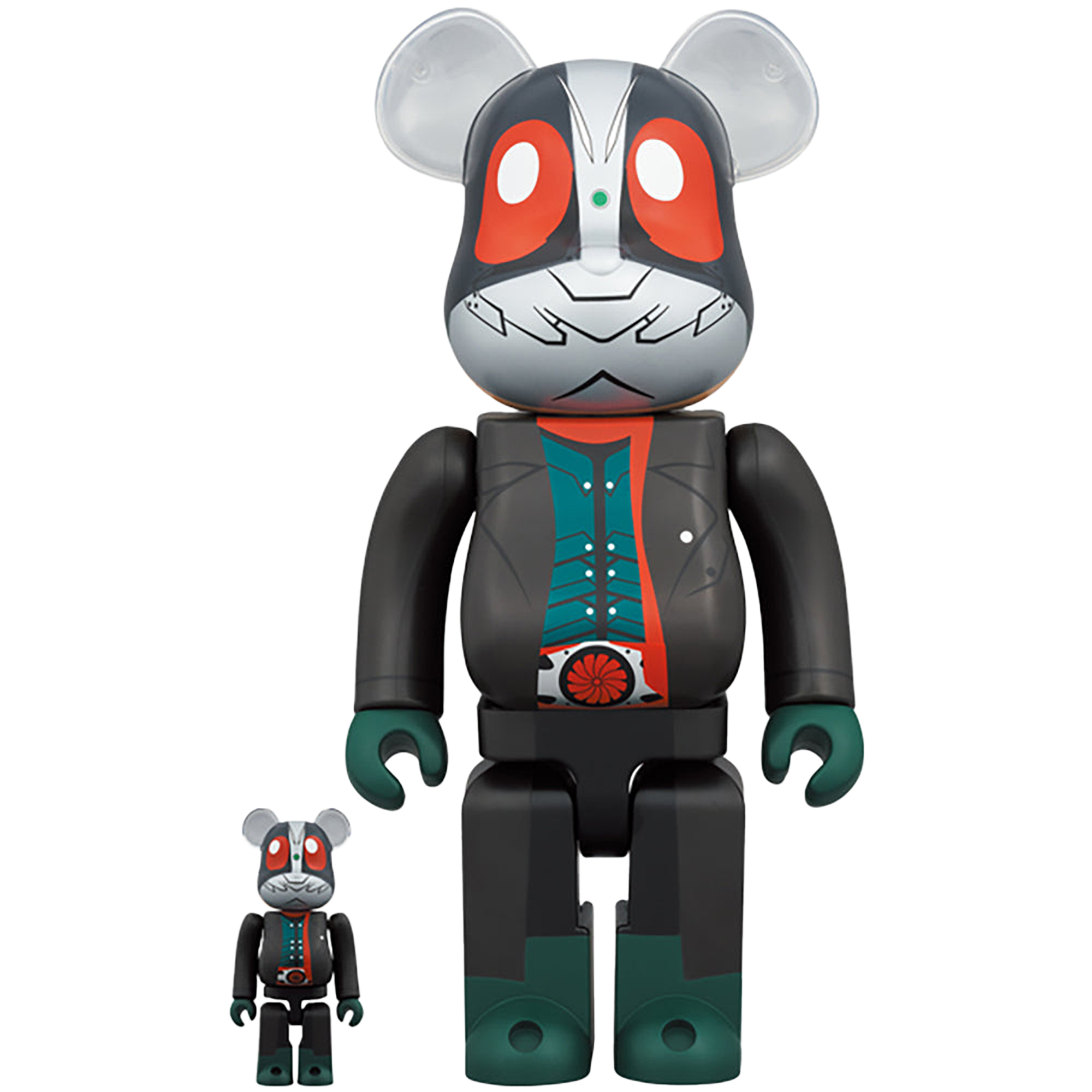 BE@RBRICK 仮面ライダー第2号 (シン・仮面ライダー) (コートVer.) 100％ & 400％