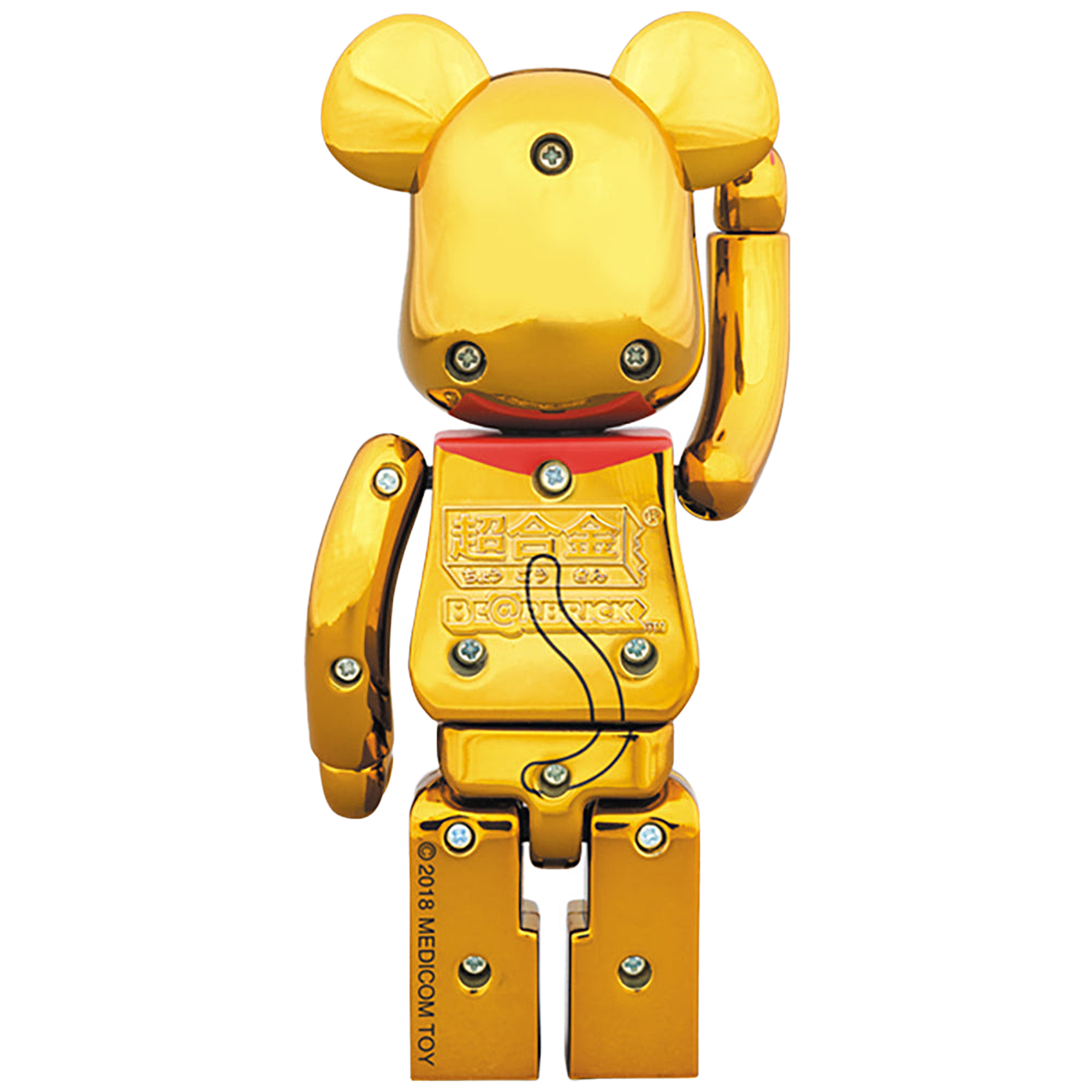 超合金 BE@RBRICK 招き猫 金メッキ 参