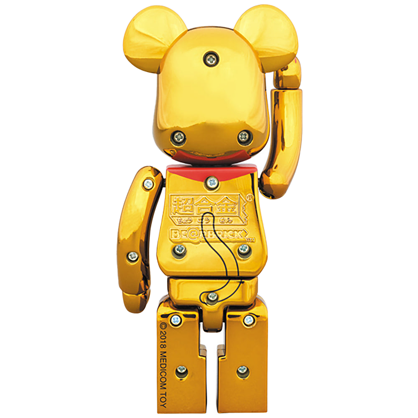 超合金 BE@RBRICK 招き猫 金メッキ 参