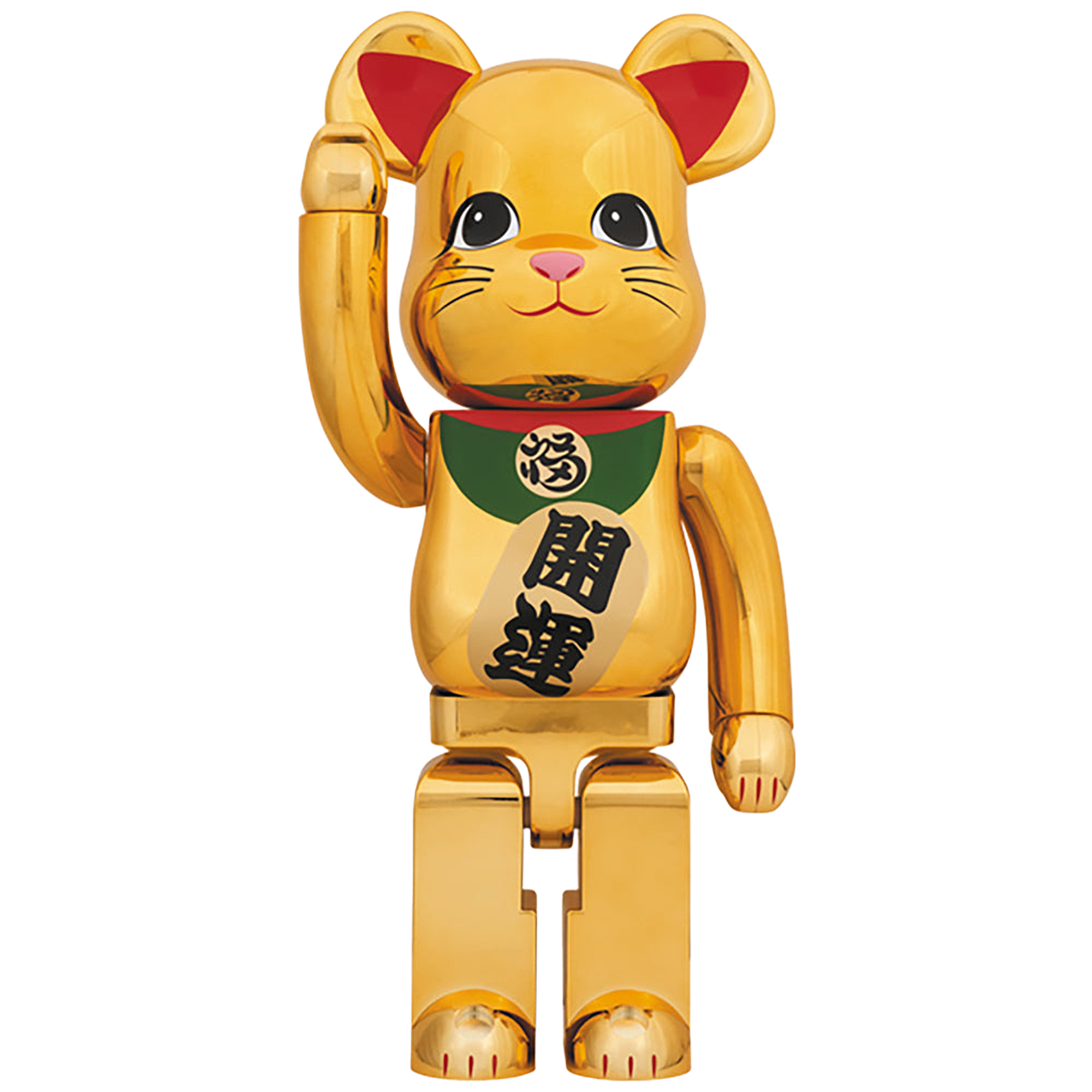 BE@RBRICK 招き猫 金メッキ 参 1000％