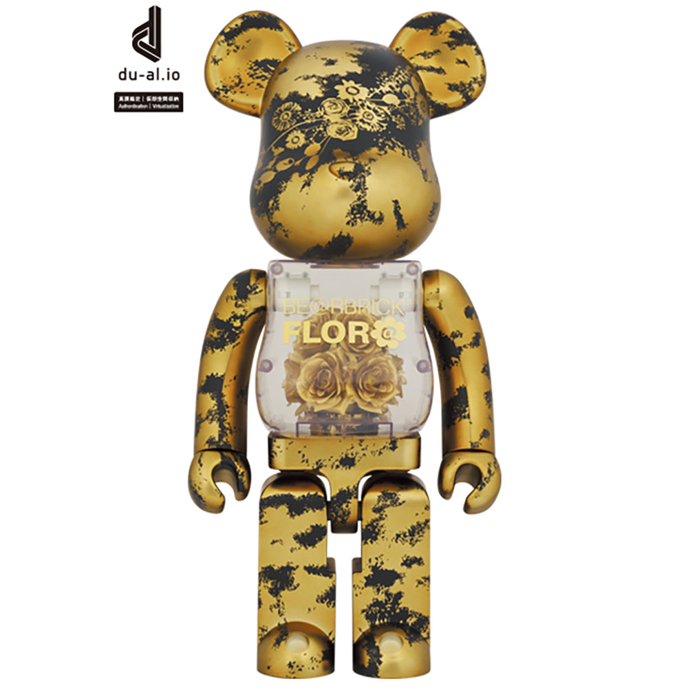 BE@RBRICK FLOR@ GOLD 1000％_0