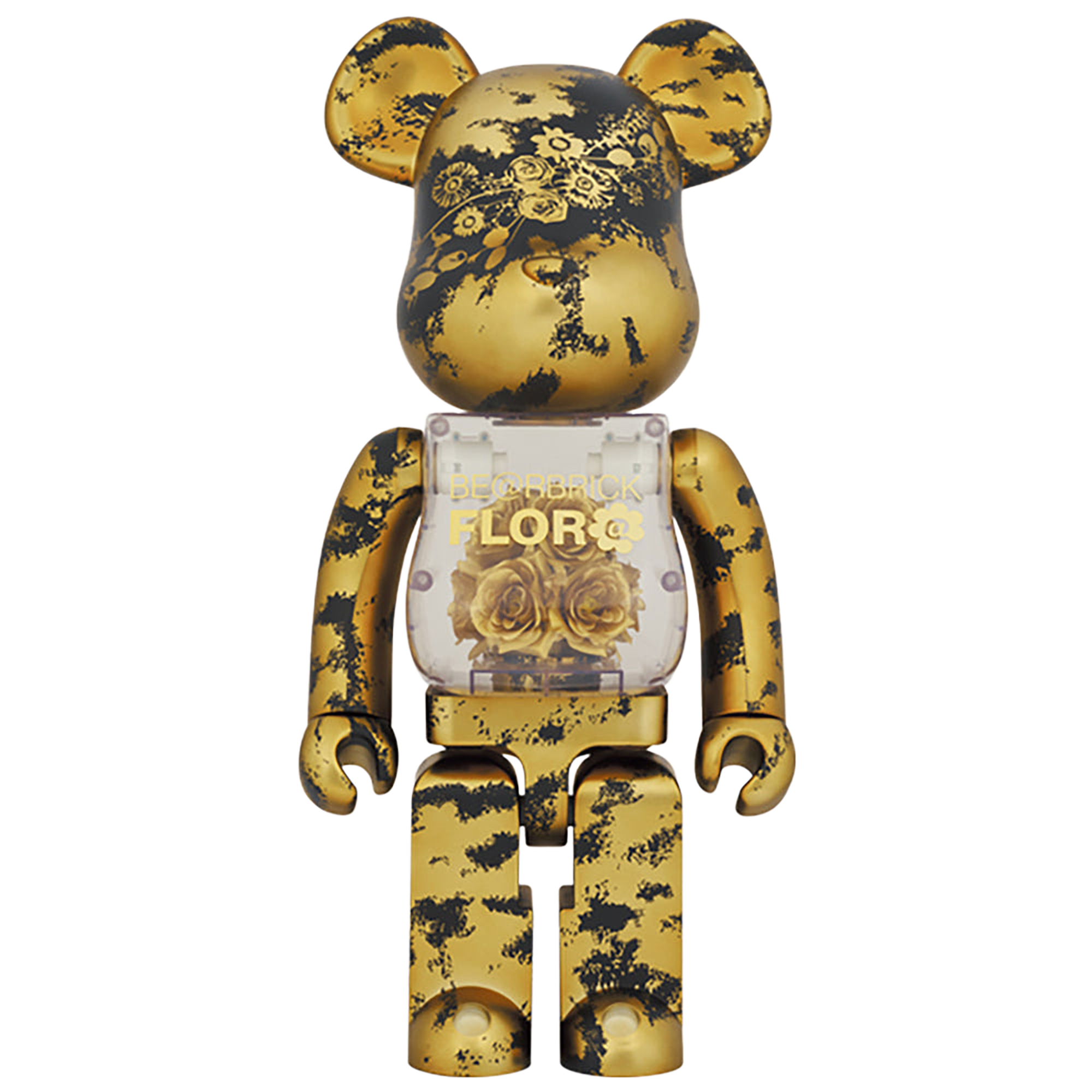 BE@RBRICK FLOR@ GOLD 1000％