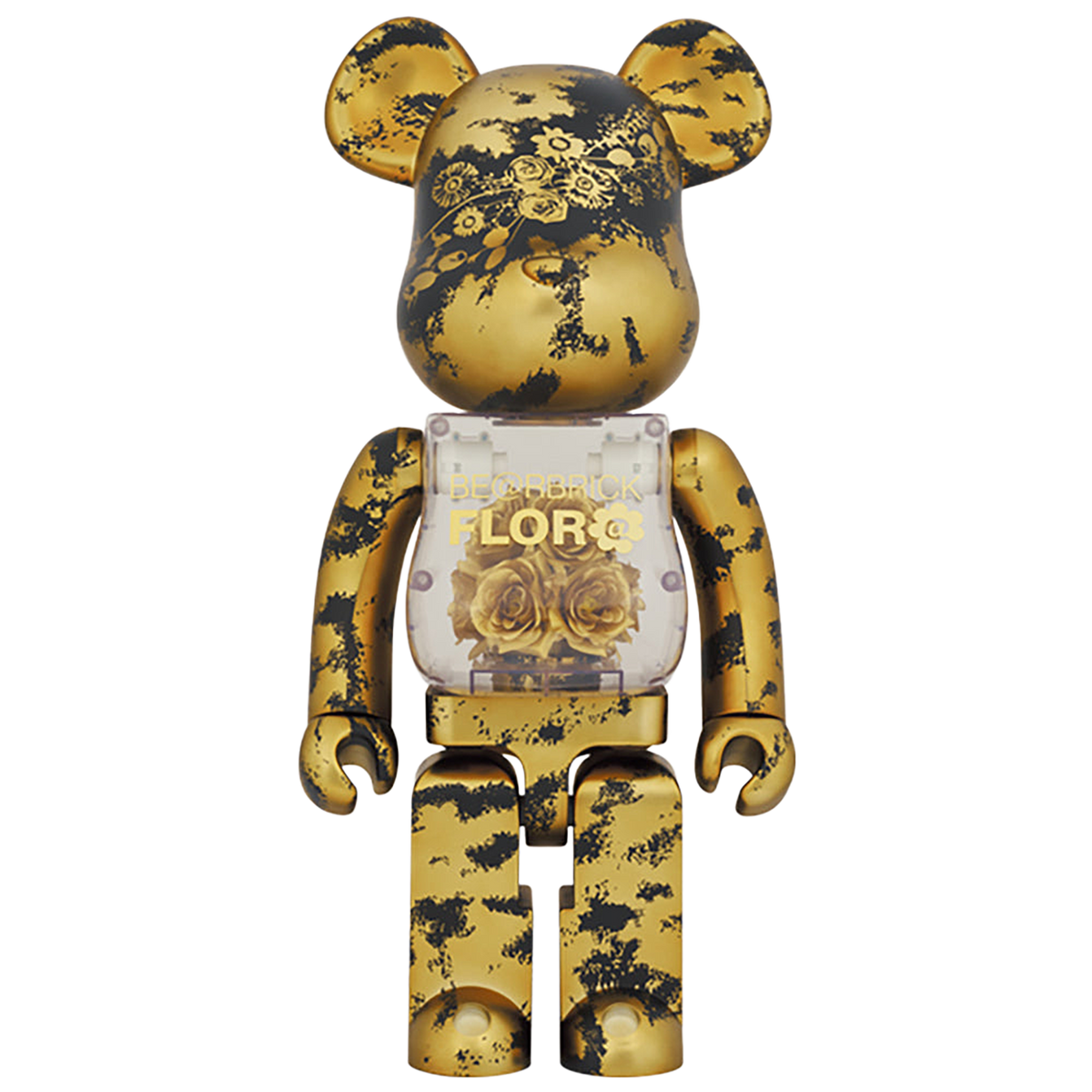 BE@RBRICK FLOR@ GOLD 1000％