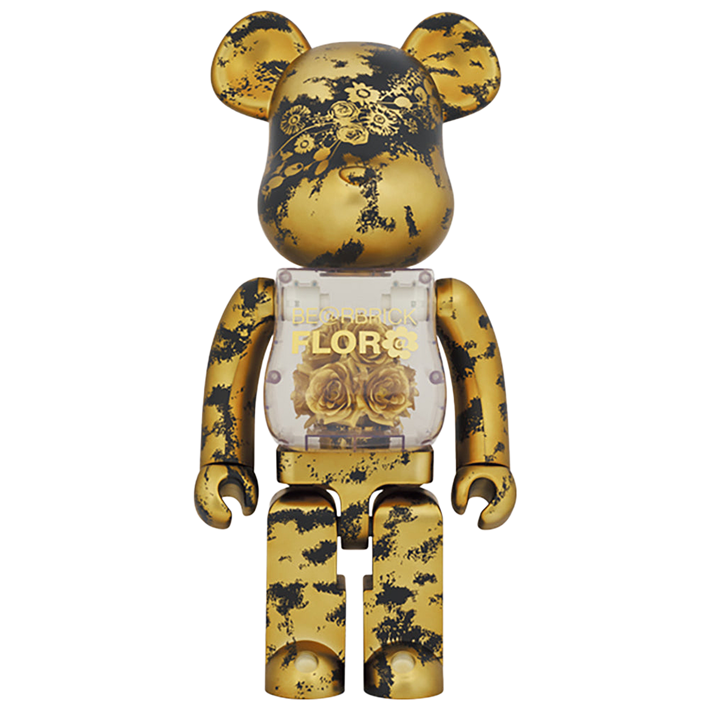 BE@RBRICK FLOR@ GOLD 1000％