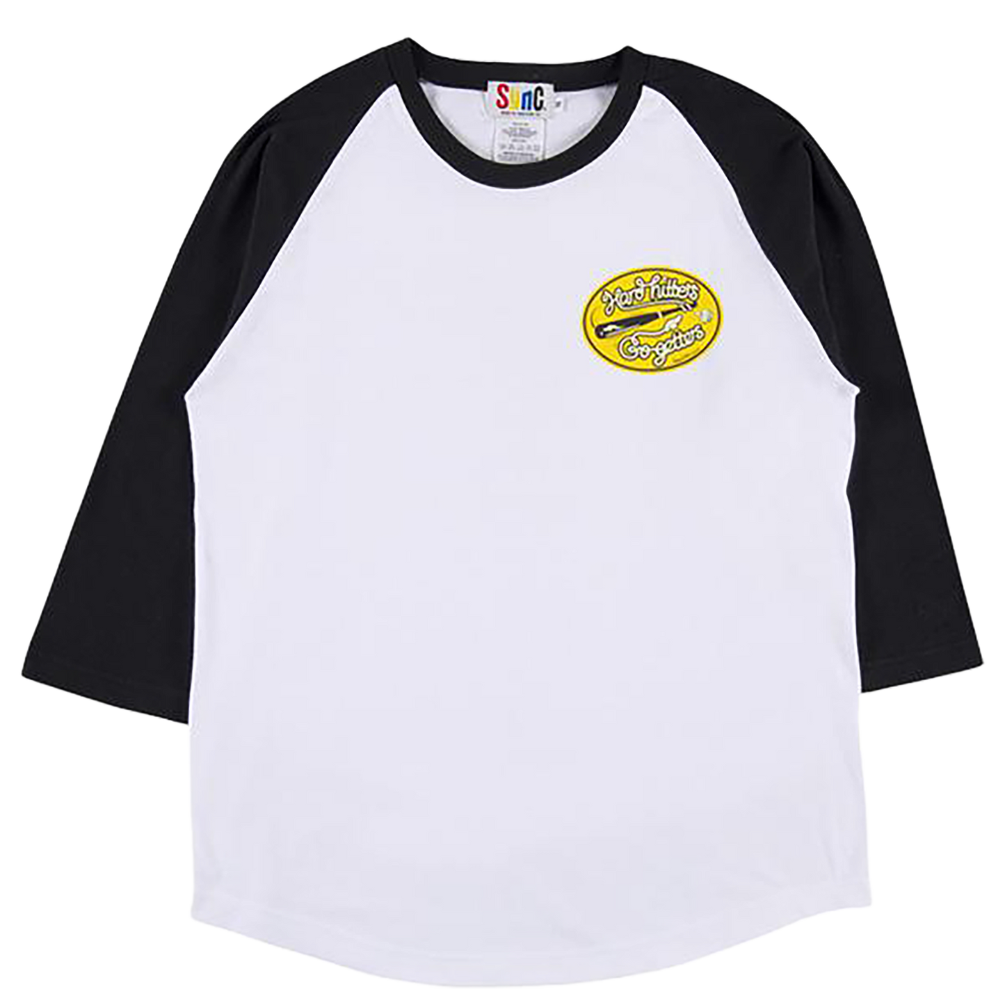D*FACE RAGLAN 3/4 TEE HARD HITTERS