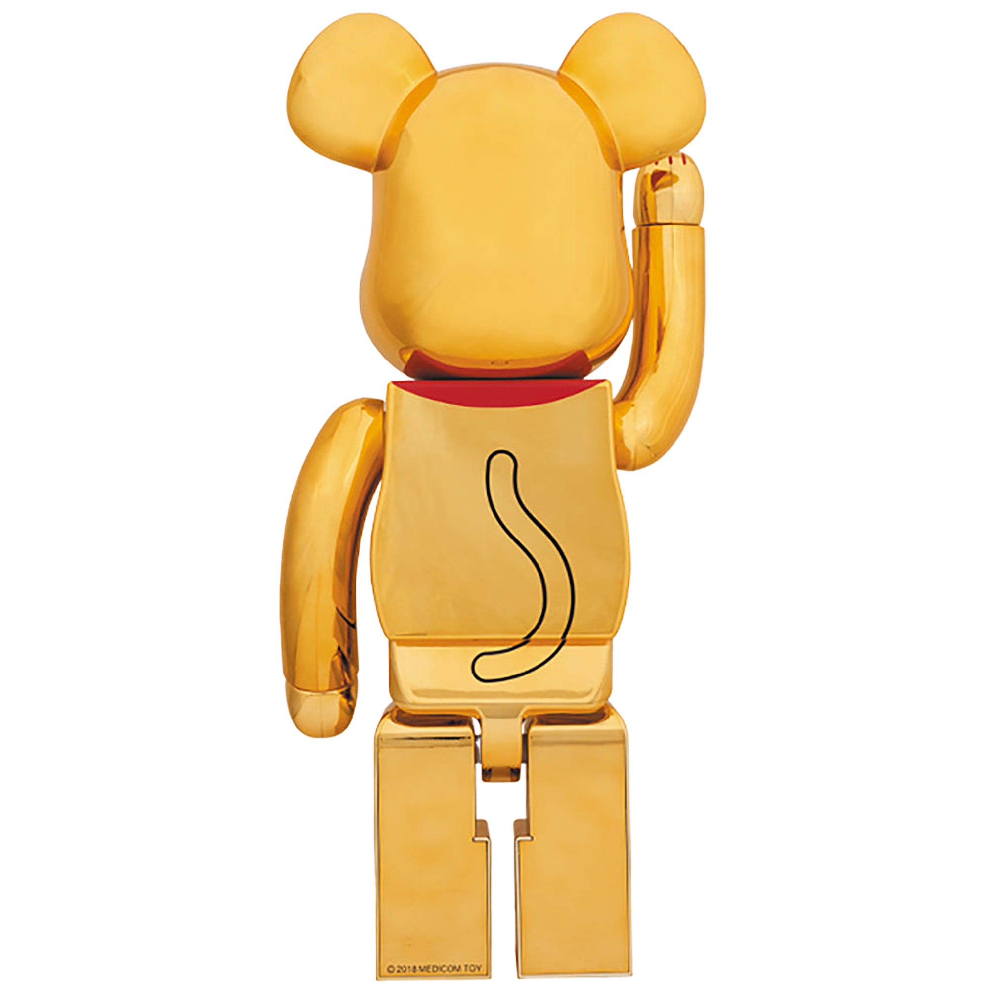 BE@RBRICK 招き猫 金メッキ 参 1000％