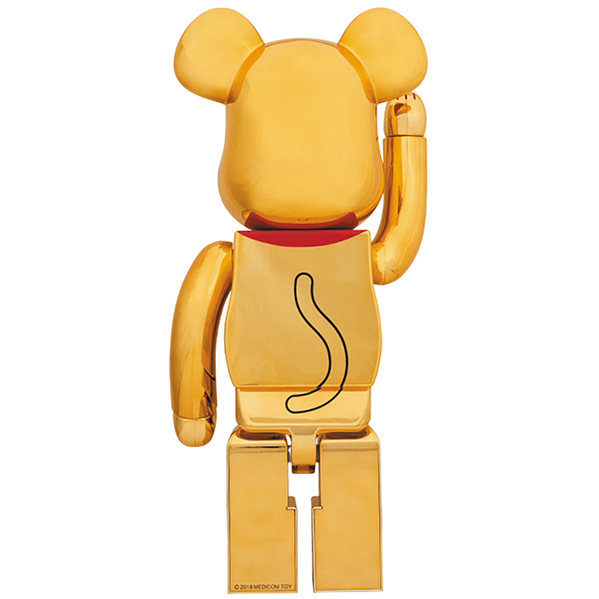 BE@RBRICK 招き猫 金メッキ 参 1000％