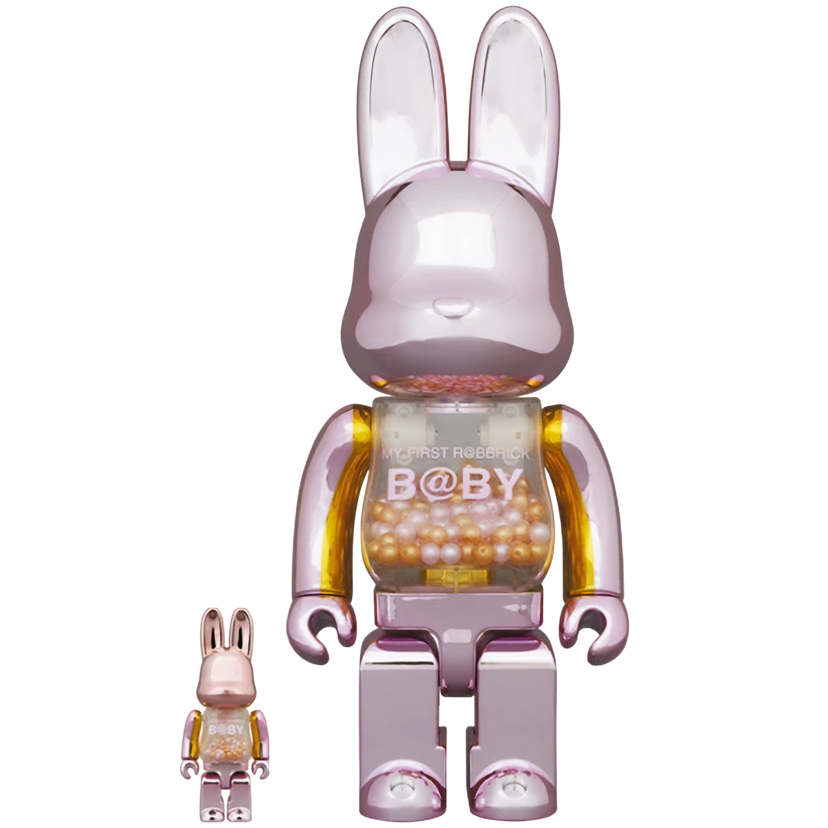 MY FIRST R@BBRICK B@BY 100％ & 400％ PINK GOLD Ver.