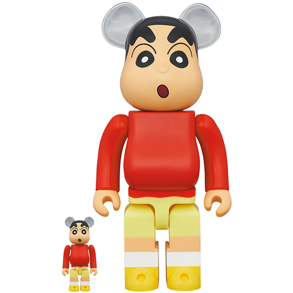 【新品　正規品】BE@RBRICK アクション仮面しんちゃん 100%&400% BE@RBRICK クレヨンしんちゃん 100％ ＆ 400％ | MEDICOM TOY OFFICIAL