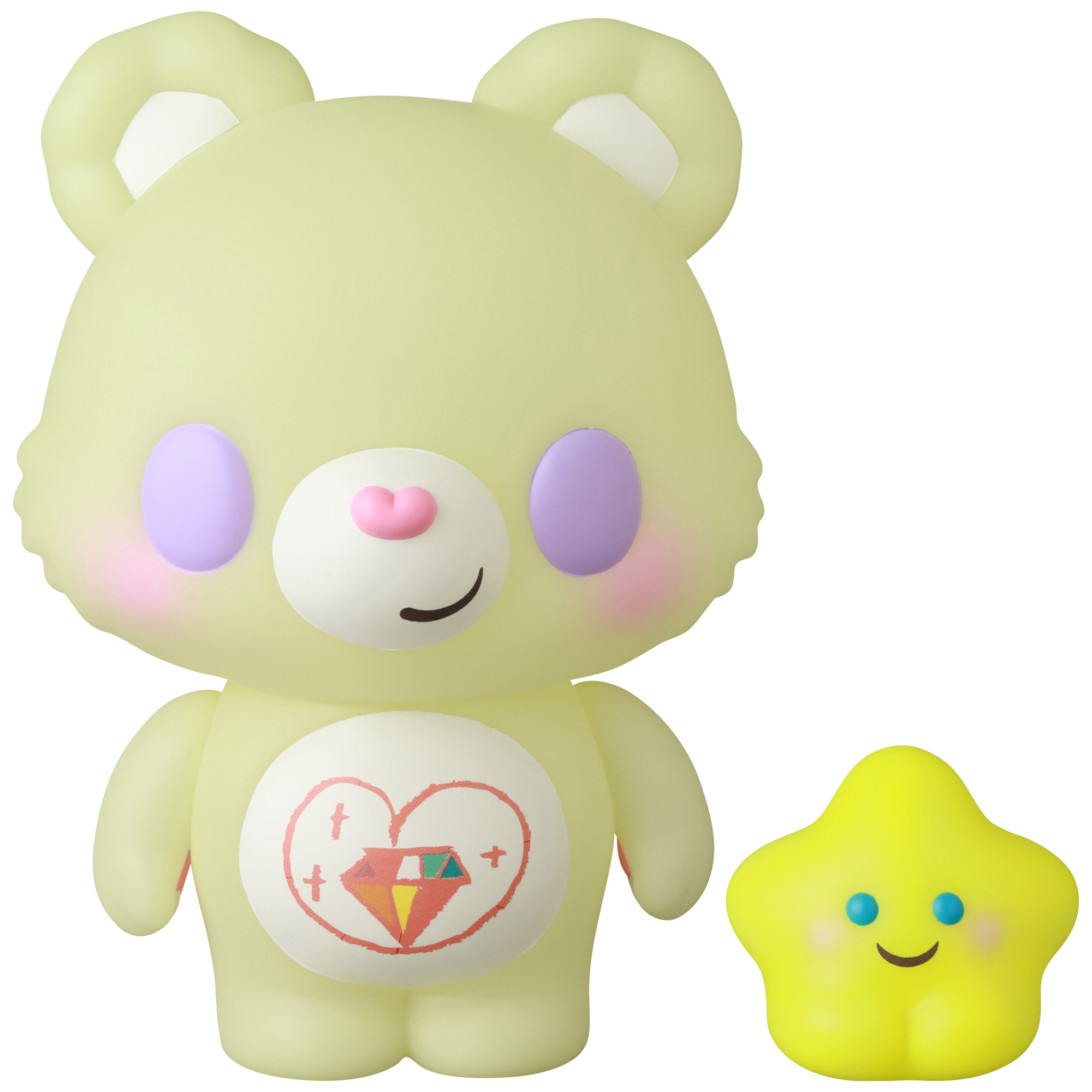 ソフビ Care Bears(TM) × seri norica Sparkle Heart Bear《2026年11月発売予定》_0