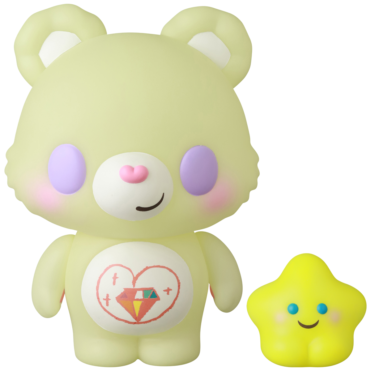 ソフビ Care Bears(TM) × seri norica Sparkle Heart Bear《2026年11月発売予定》_0