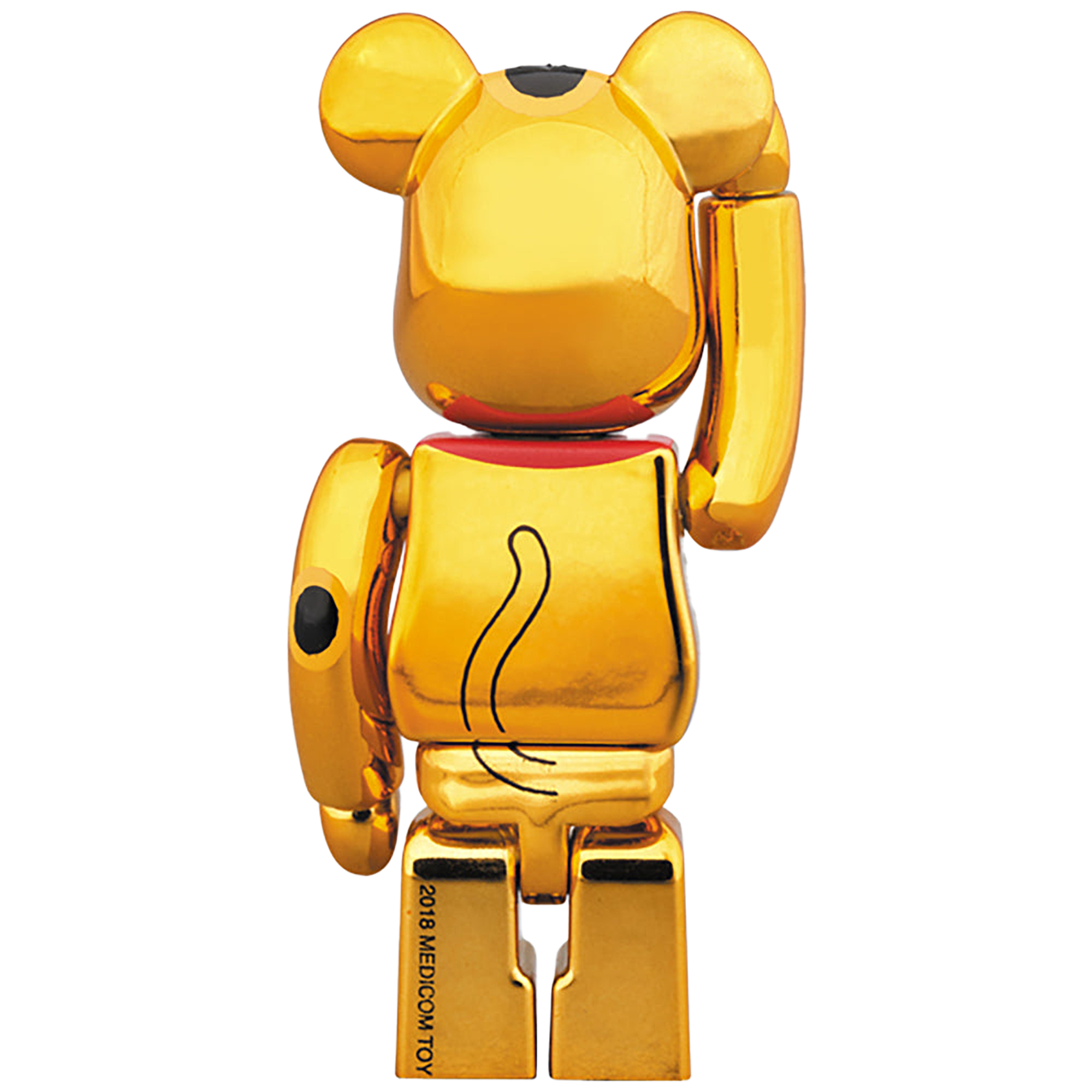 BE@RBRICK 招き猫 金メッキ 六 100％