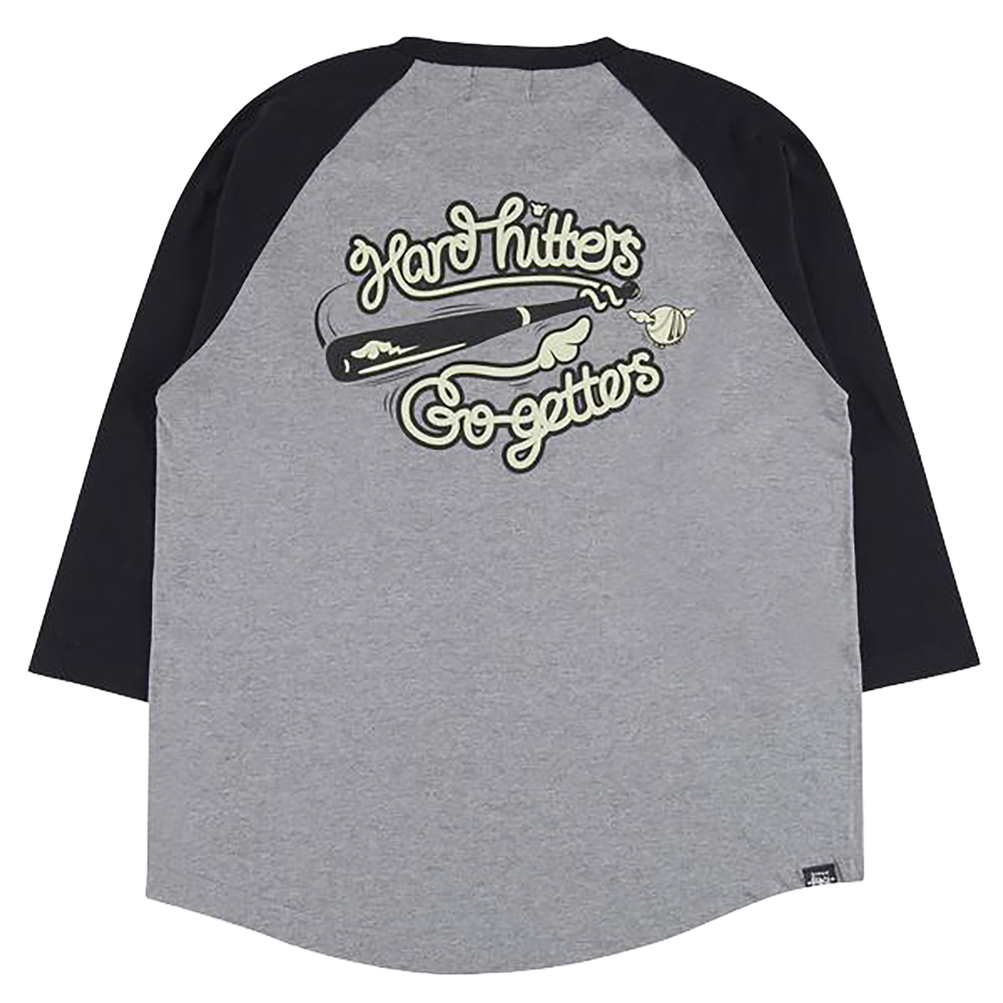 D*FACE RAGLAN 3/4 TEE HARD HITTERS