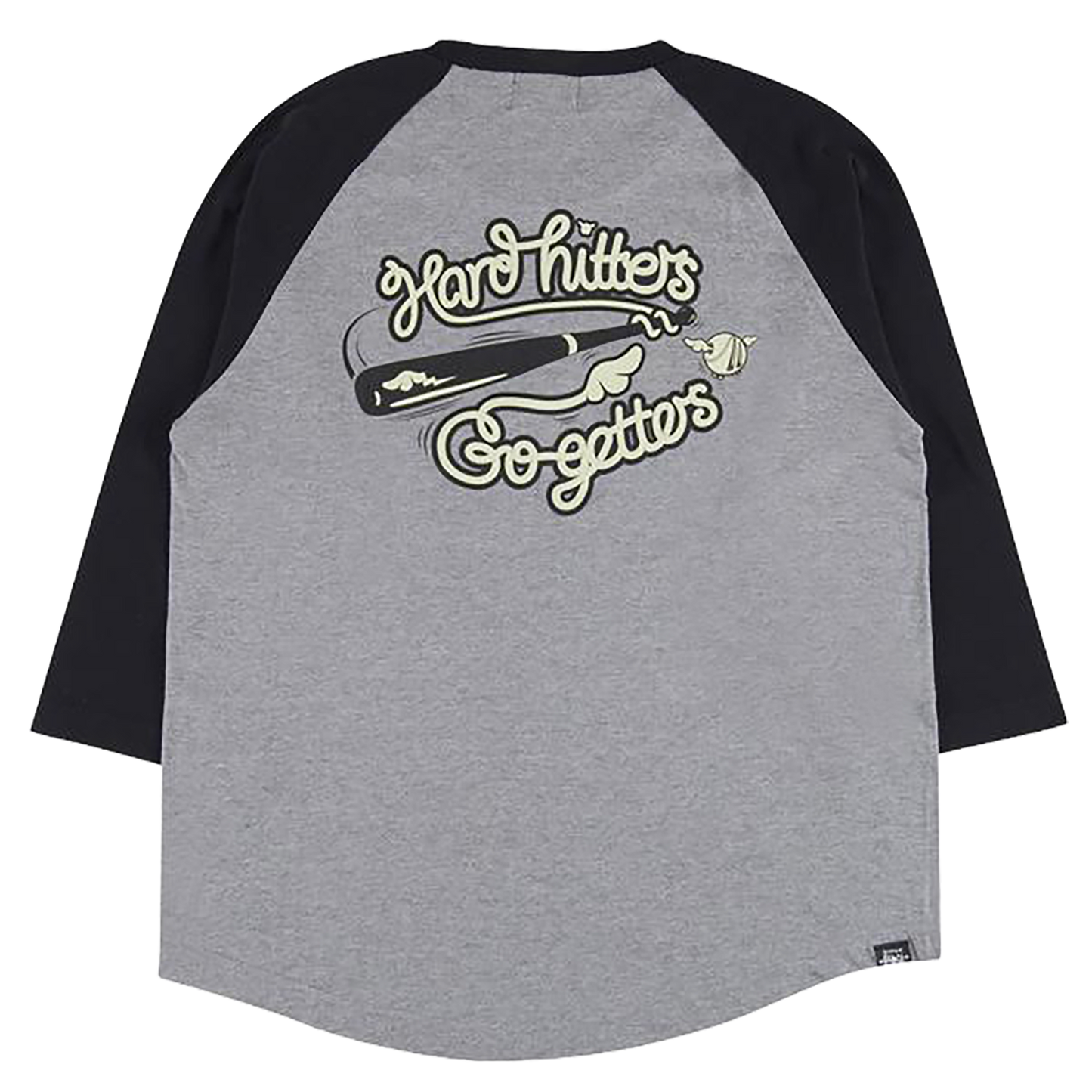 D*FACE RAGLAN 3/4 TEE HARD HITTERS