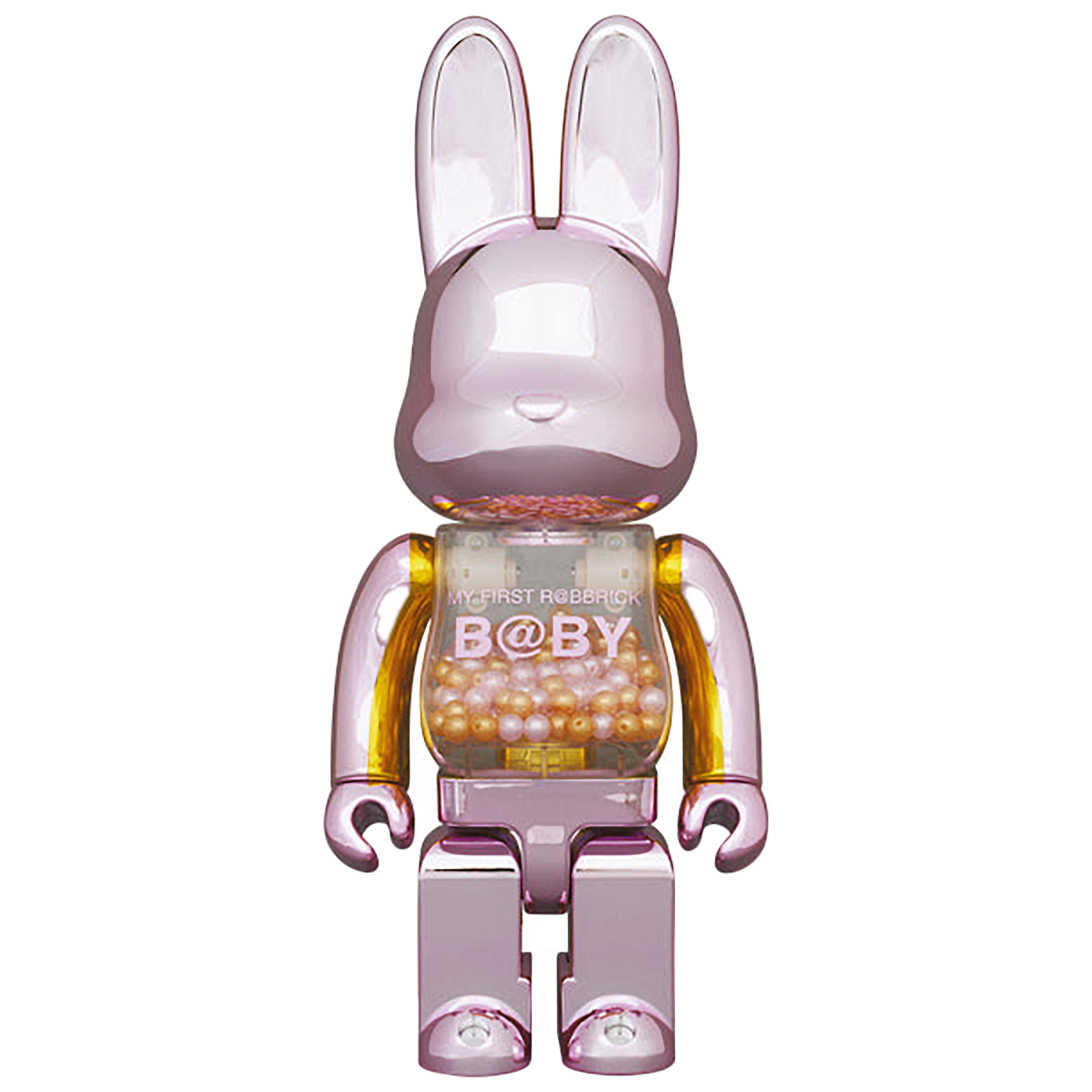 MY FIRST R@BBRICK B@BY 100% & 400% PINK GOLD Ver. | MEDICOM TOY MY FIRST R@BBRICK B@BY 100% & 400% PINK GOLD Ver. | MEDICOM TOY
