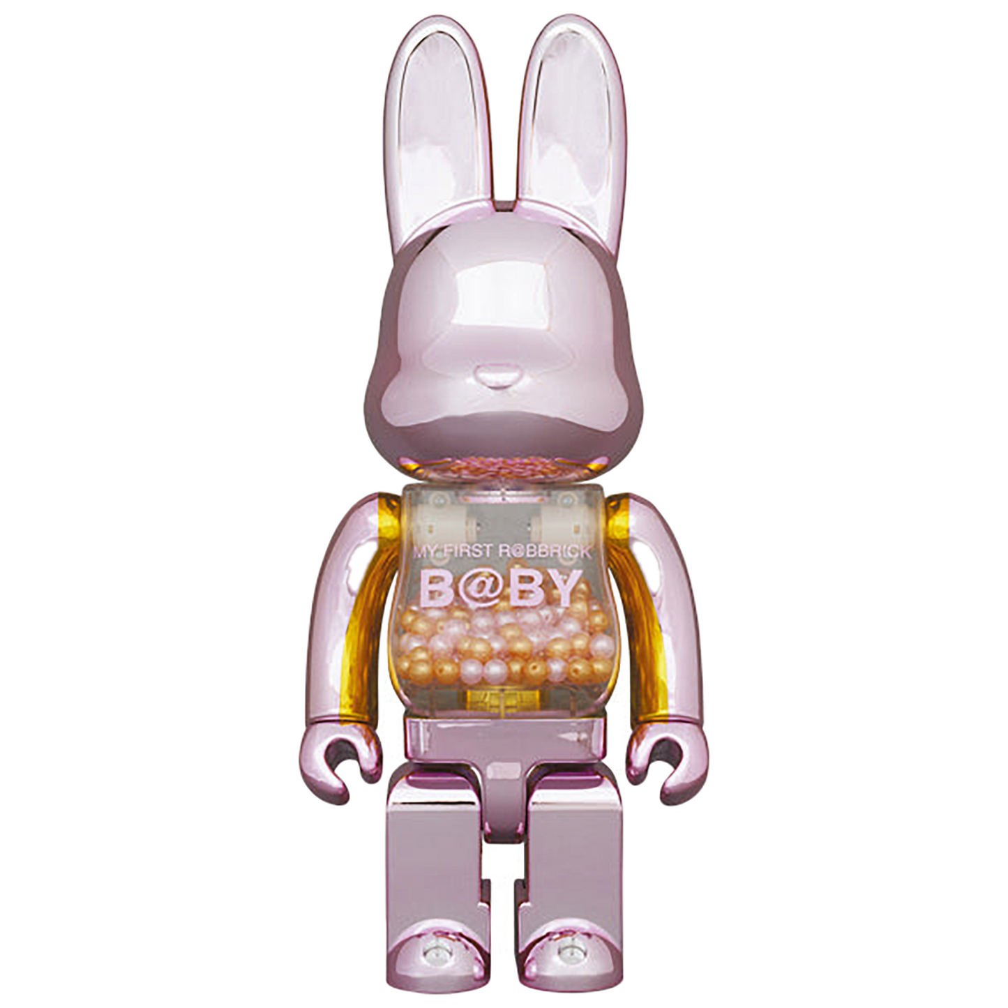 MY FIRST R@BBRICK B@BY 100％ & 400％ PINK GOLD Ver. | MEDICOM TOY