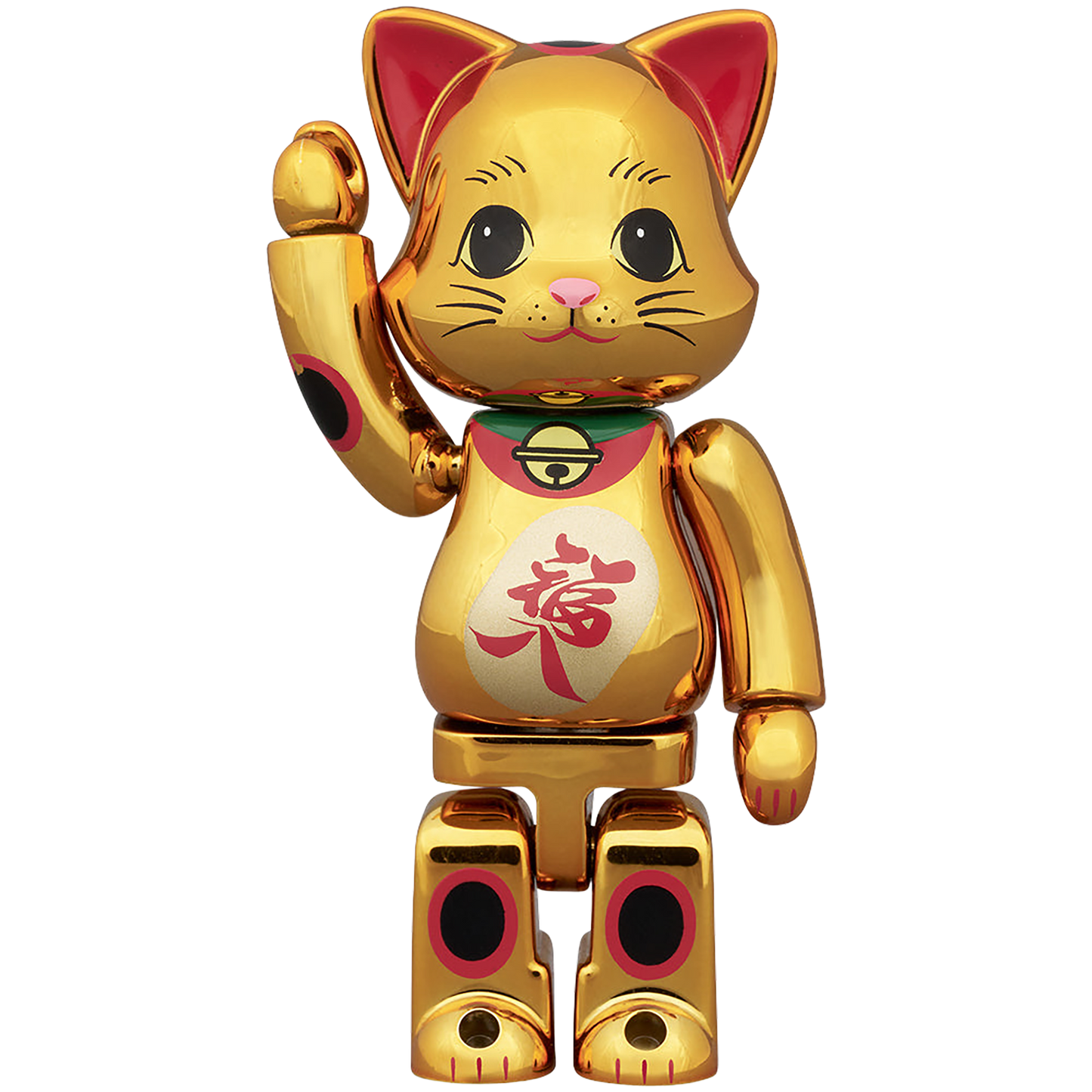 NY@BRICK Lucky Cat Fukuiri Gold Plated 100% & 400%