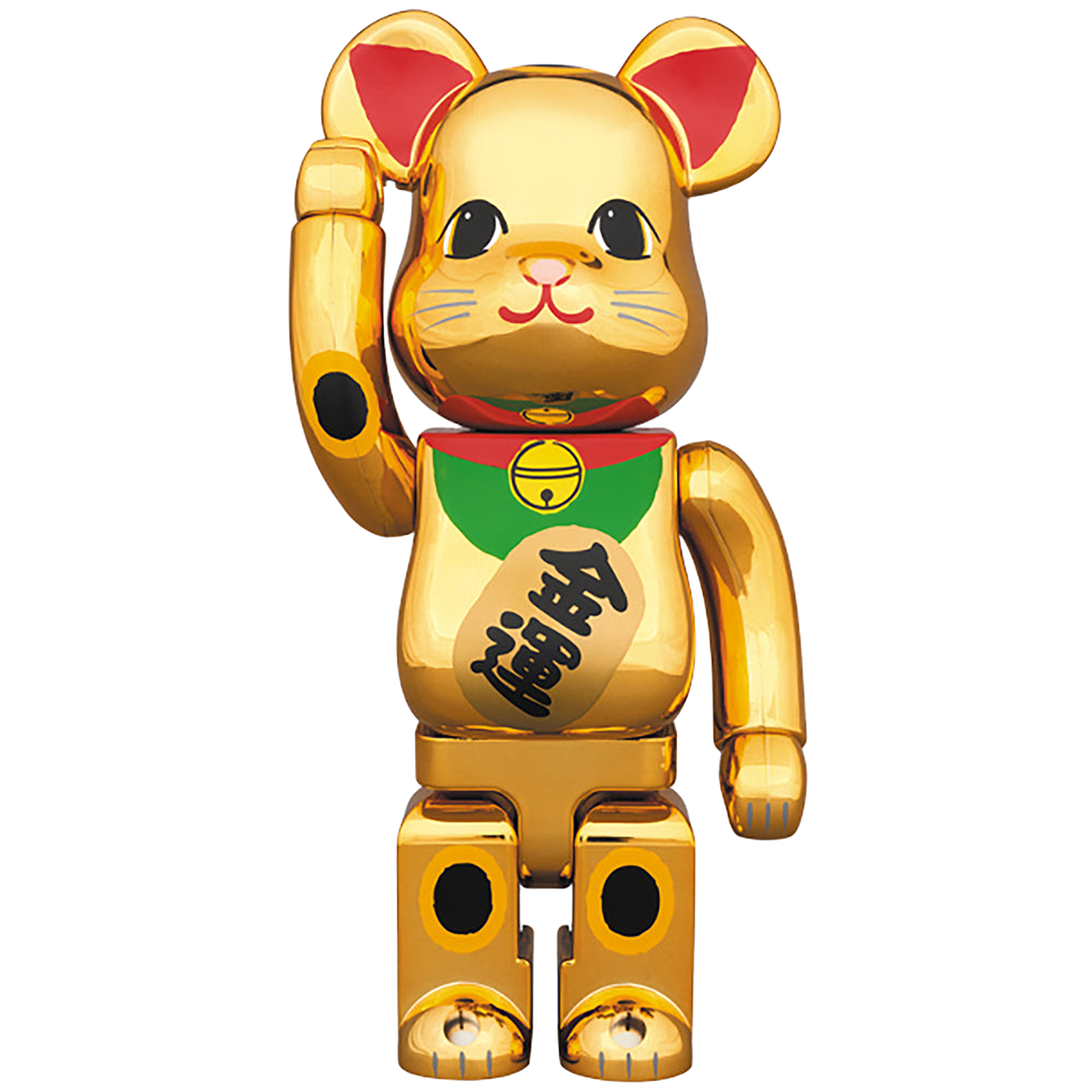 BE@RBRICK 招き猫 金メッキ 六 400％