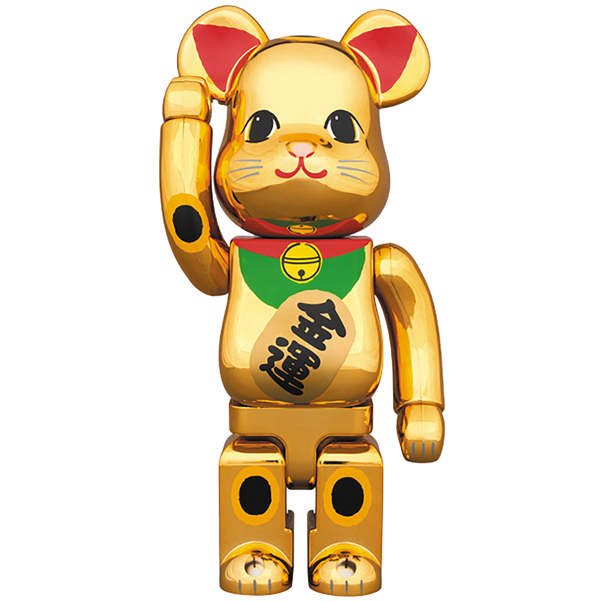 BE@RBRICK 招き猫 金メッキ 六 400％