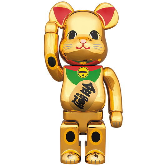 BE@RBRICK 招き猫 金メッキ 六 400％