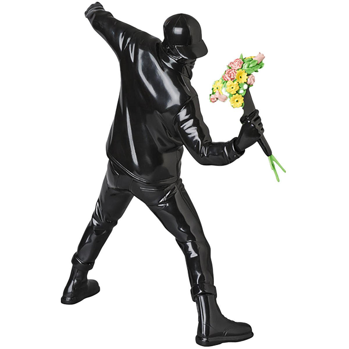 最終価格！FLOWER BOMBER BLACK Ver バンクシー スタチュー FLOWER BOMBER（BLACK Ver.） | MEDICOM TOY OFFICIAL STORE