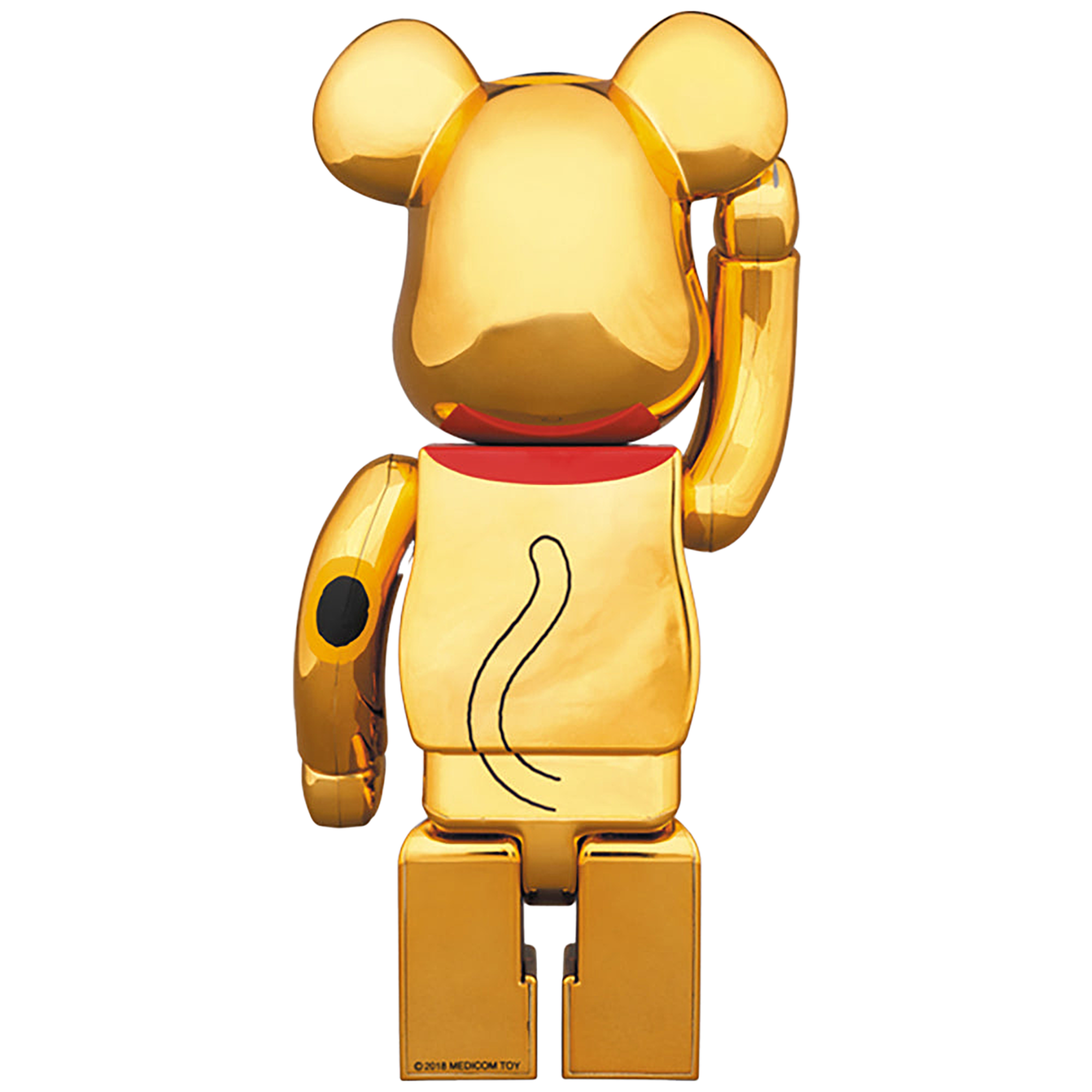 BE@RBRICK 招き猫 金メッキ 六 400％