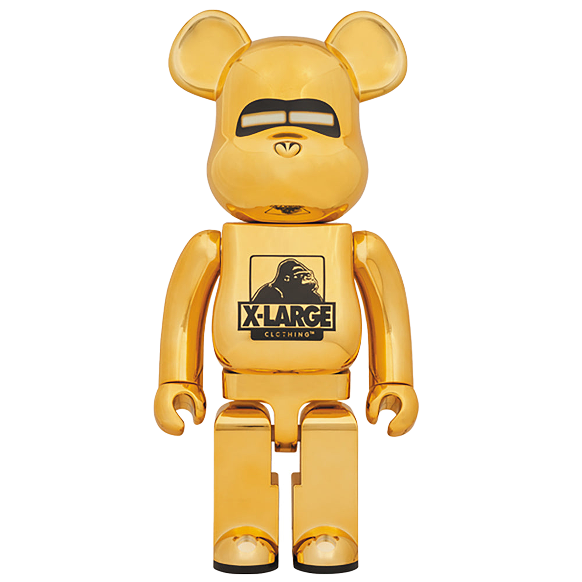 BE@RBRICK XLARGE(R) × HAJIME SORAYAMA 1000％ GOLD