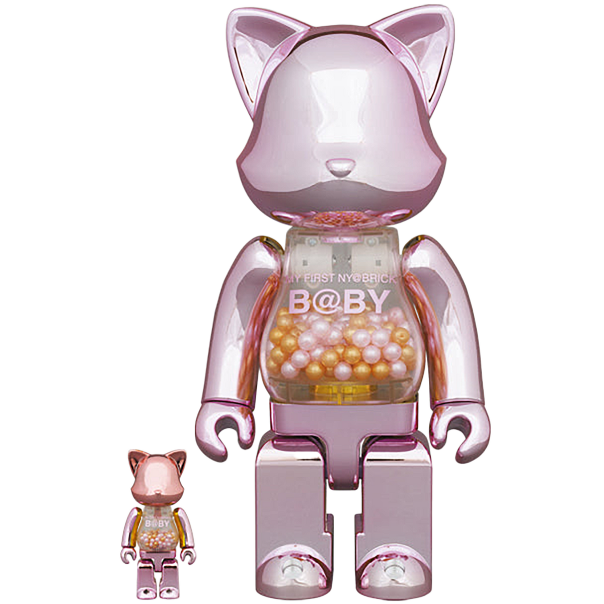 MY FIRST NY@BRICK B@BY 100％ & 400％ PINK GOLD Ver.