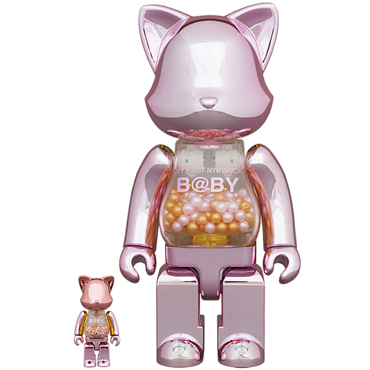 MY FIRST NY@BRICK B@BY 100％ & 400％ PINK GOLD Ver.