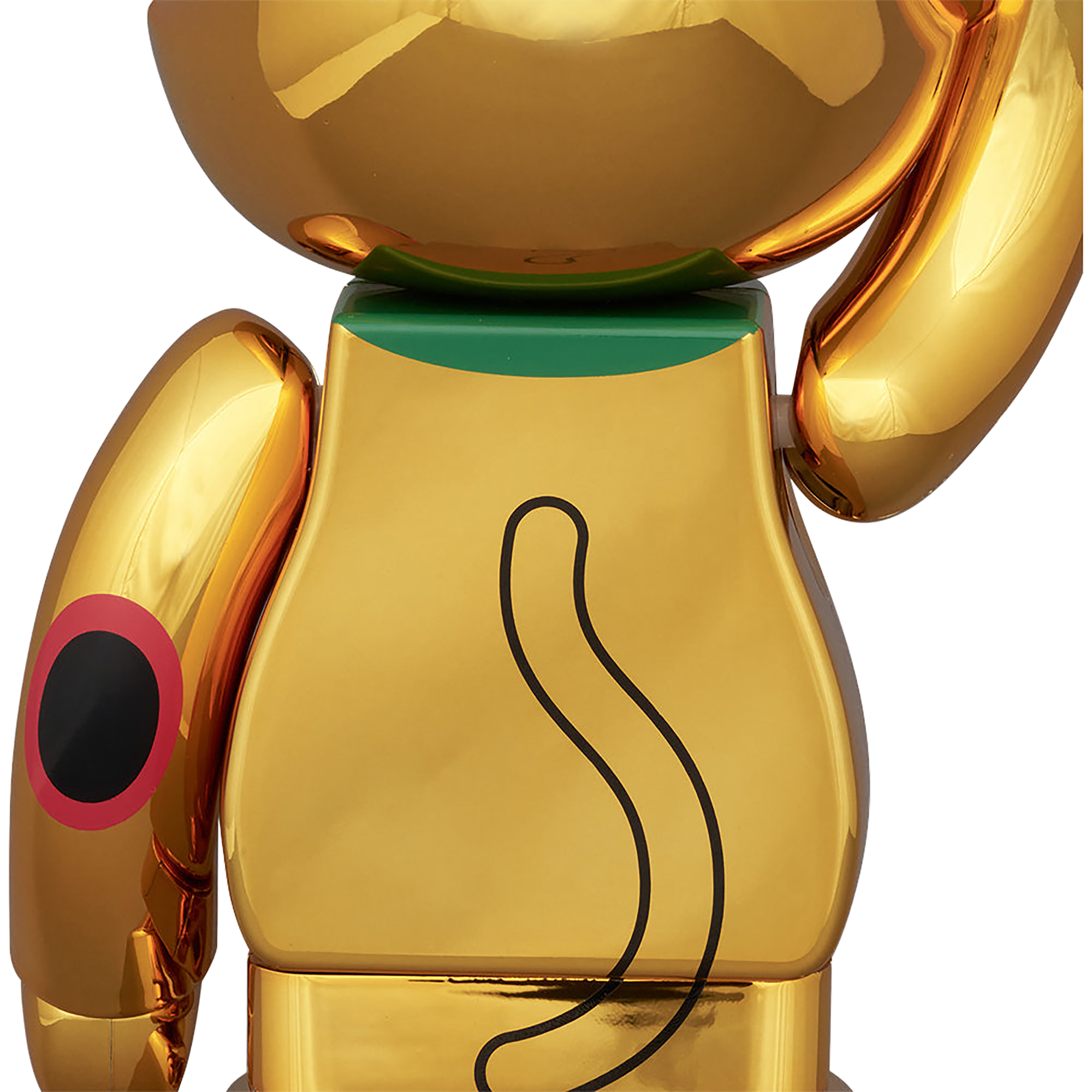NY@BRICK Lucky Cat Fukuiri Gold Plated 100% & 400%