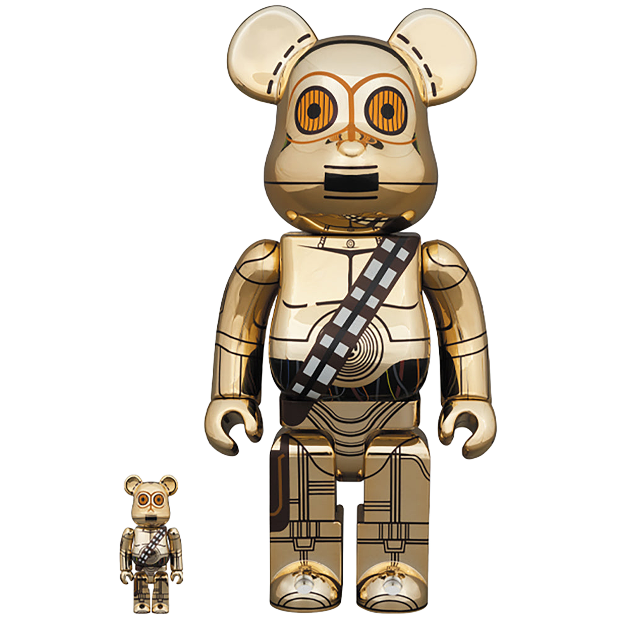 BE@RBRICK C-3PO (TM) 100％ & 400％ (The Rise of Skywalker Ver.)