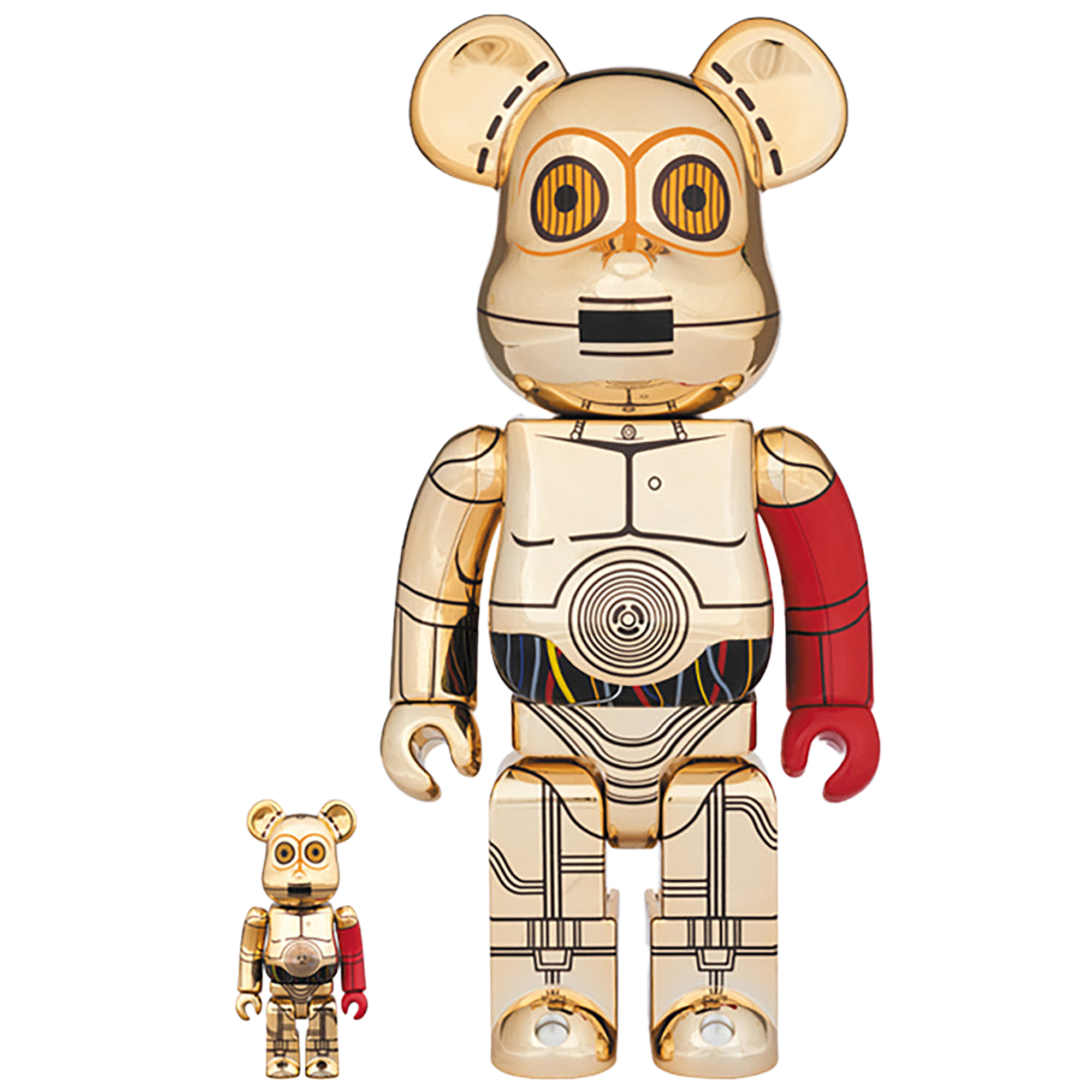BE@RBRICK C-3PO（TM） THE FORCE AWAKENS Ver. 100％ & 400％