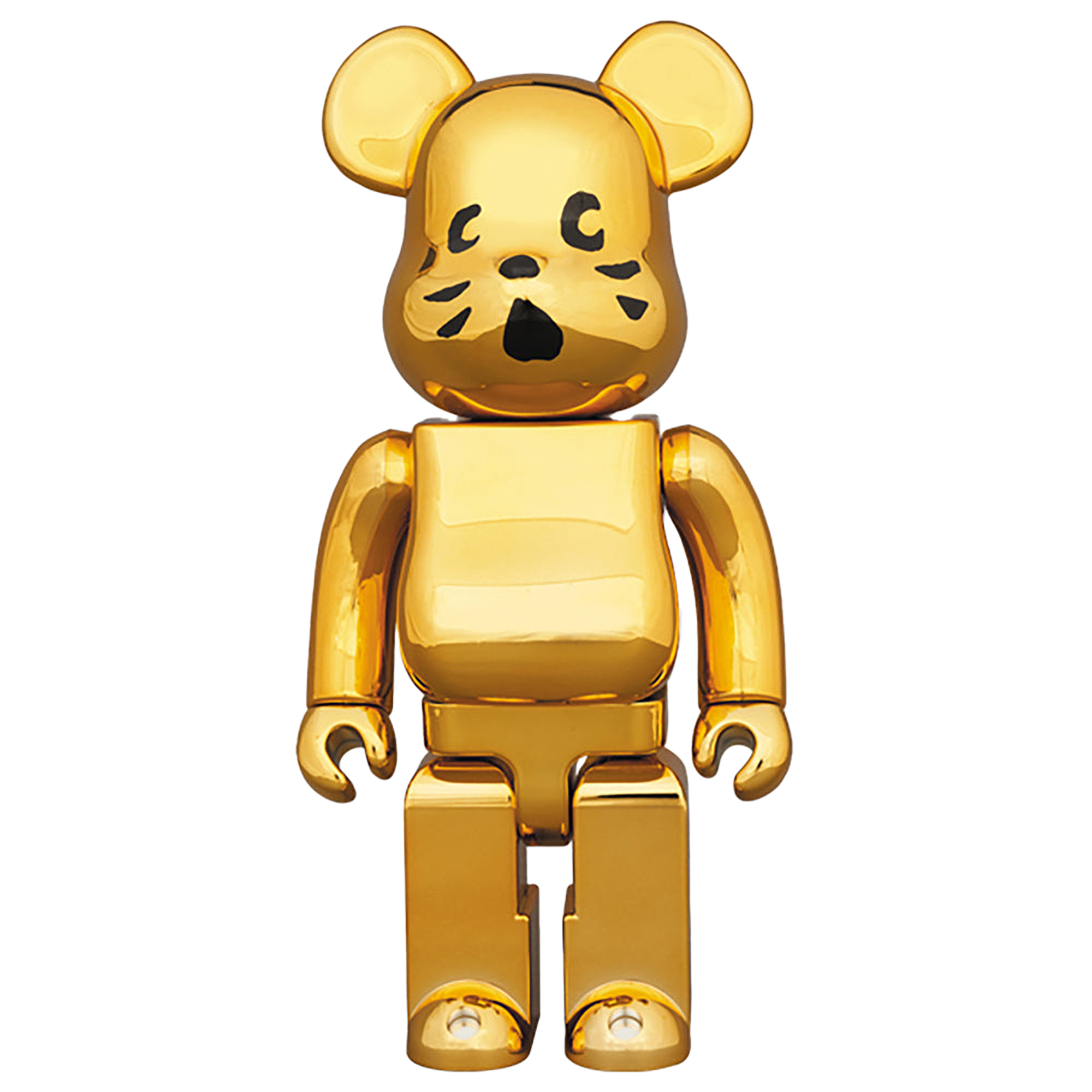 BE@RBRICK にゃー 金メッキVer. 100％ & 400％