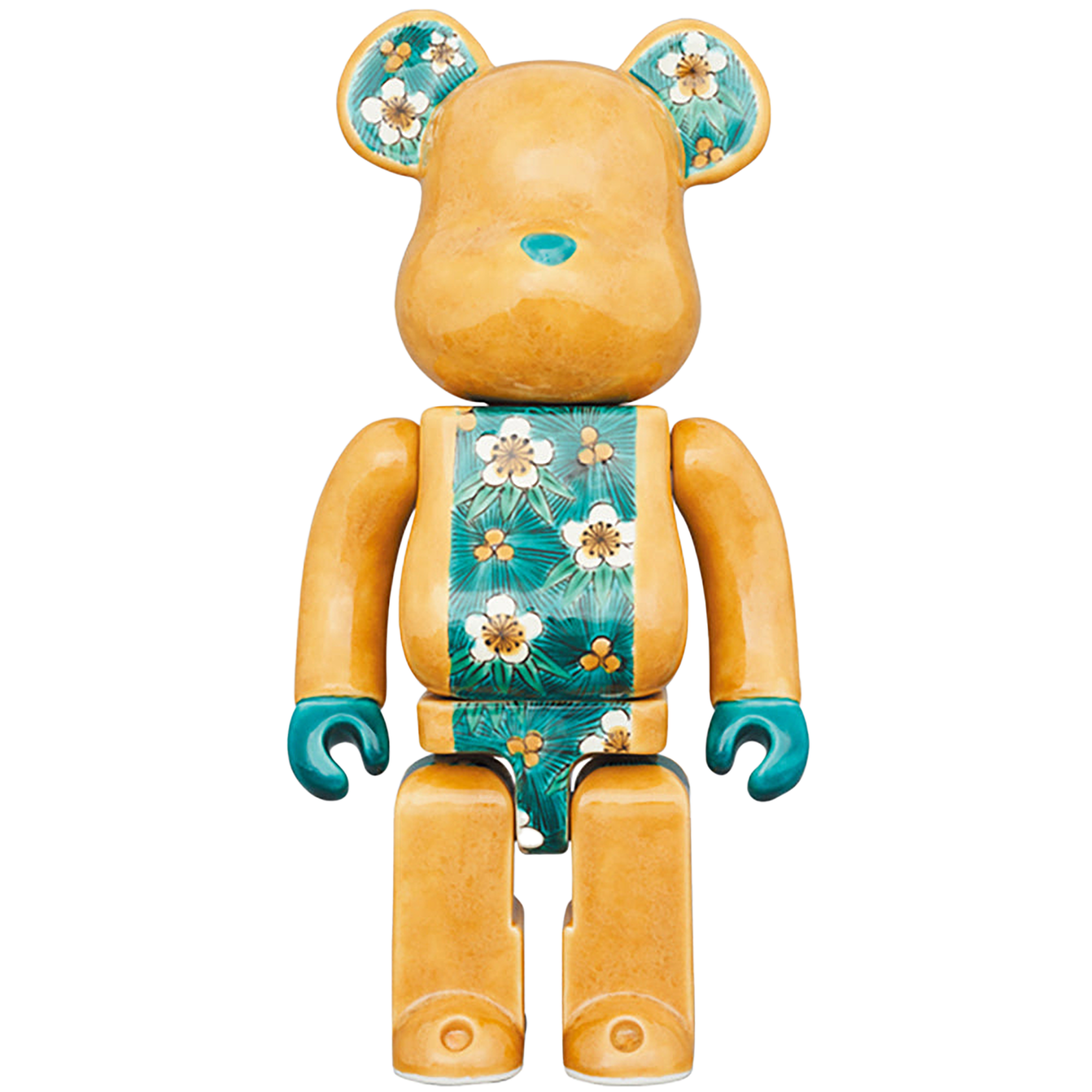 九谷BE@RBRICK 匠【黄晶彩磁彩三友】