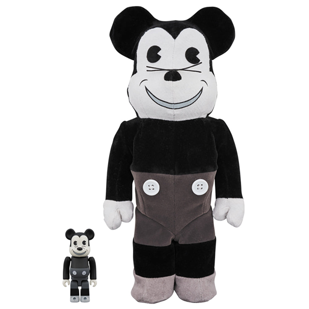 BE@RBRICK MICKEY MOUSE (VINTAGE B&W Ver.) 100％ & 400％_0