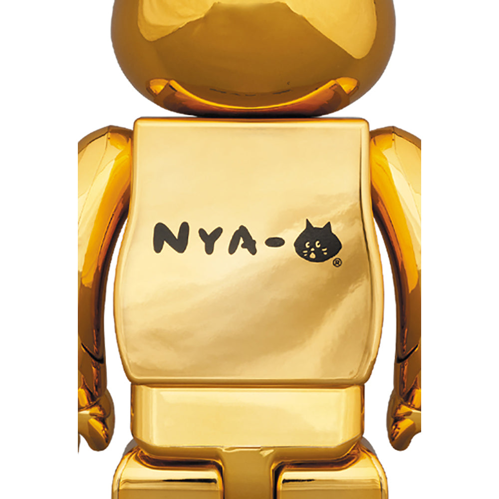 BE@RBRICK にゃー 金メッキVer. 100％ & 400％_3
