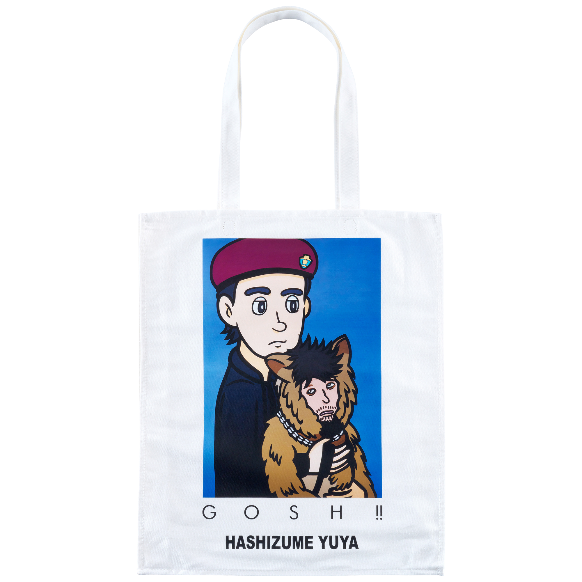 MLE HASHIZUME YUYA × “Oliver the Dog, (GOSH!!) This Bastard” MOVIE TOTE BAG "Ippei & Oliver"