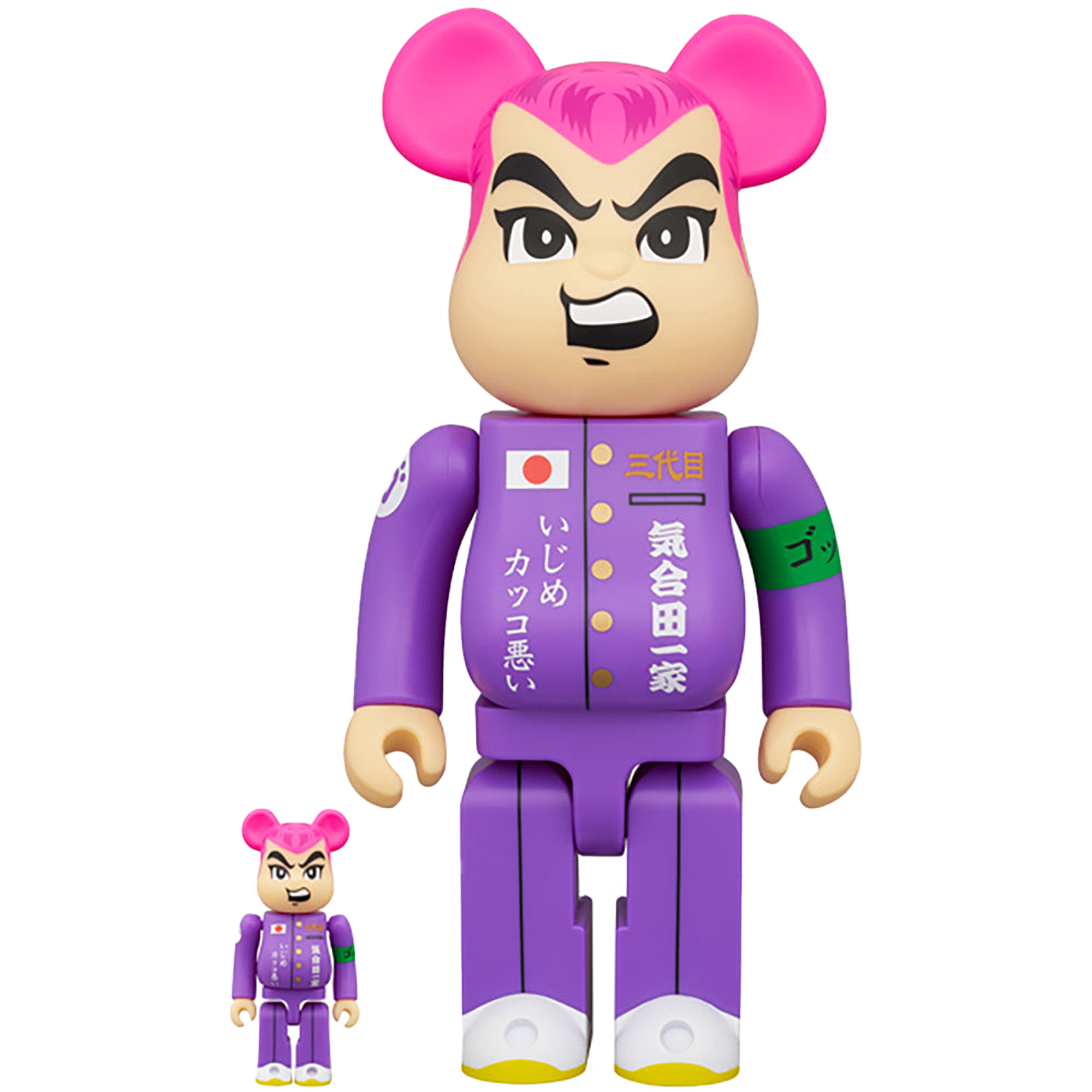 BE@RBRICK 気合田くん 2 100％ & 400％