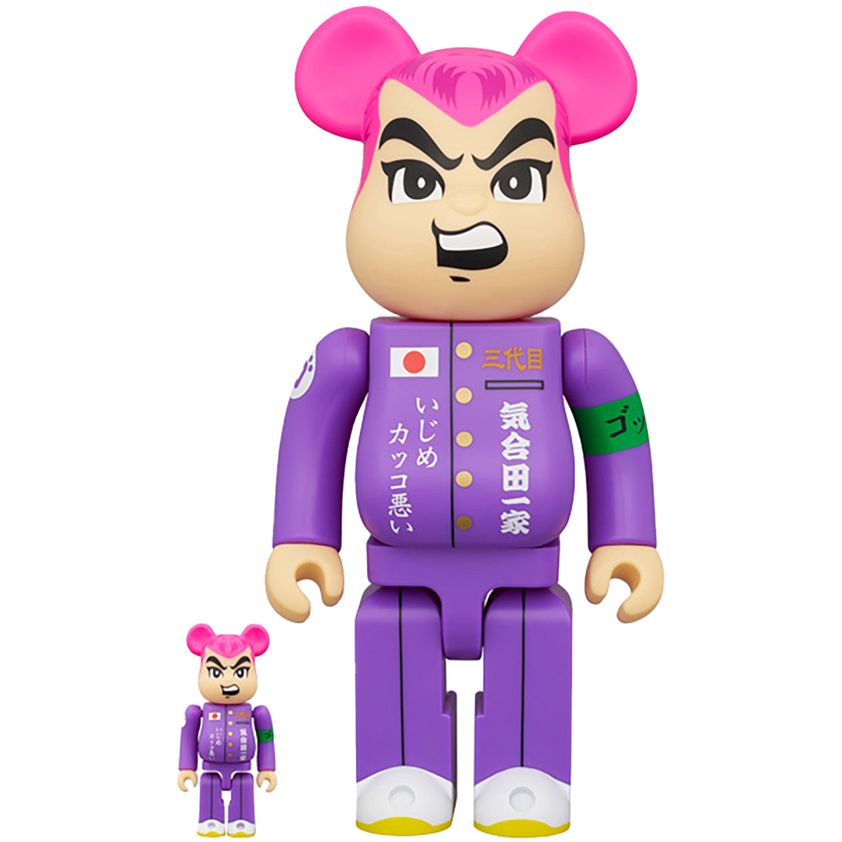 BE@RBRICK 気合田くん 2 100％ & 400％