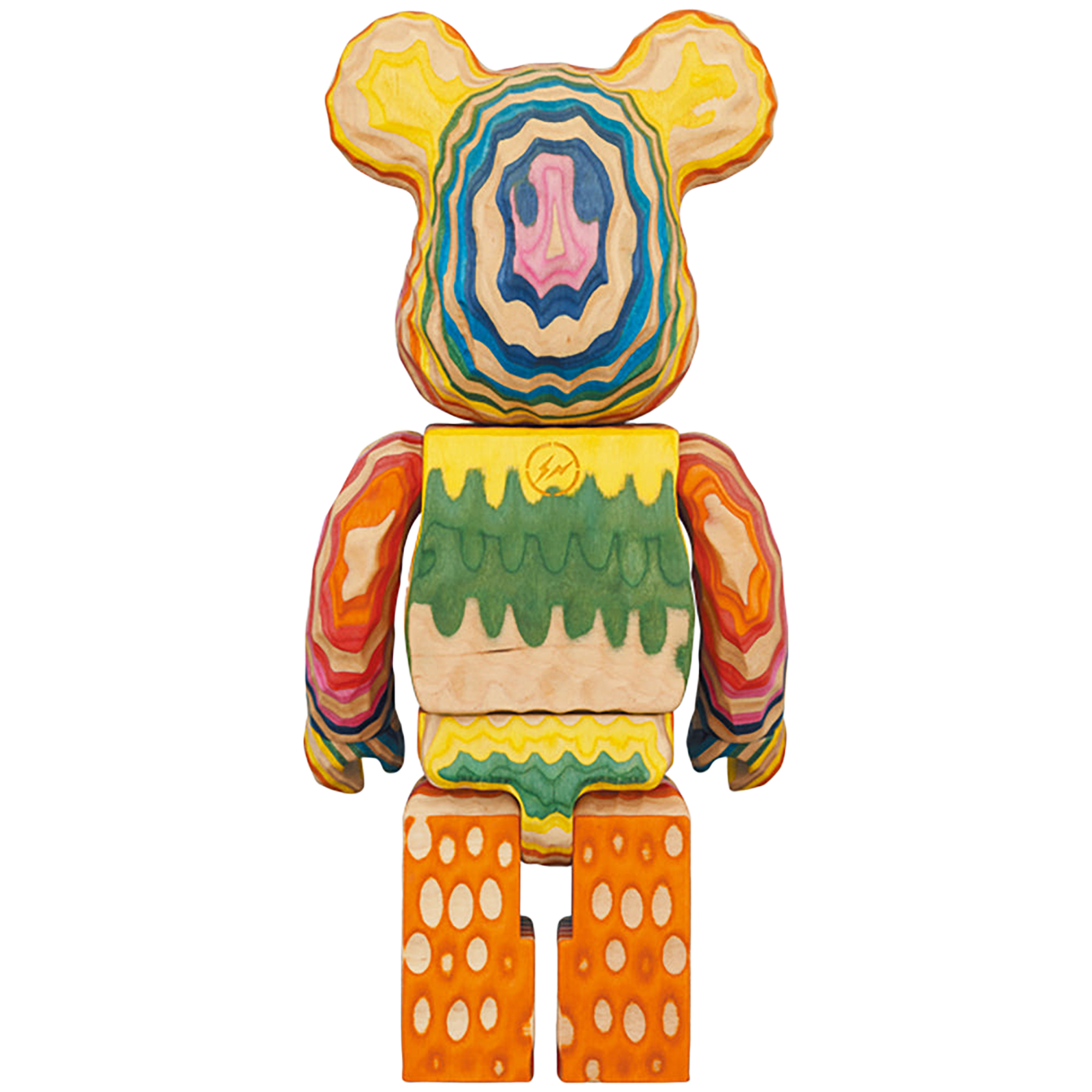 BE@RBRICK カリモク fragmentdesign HAROSHI VERTICAL 400％ carved wooden