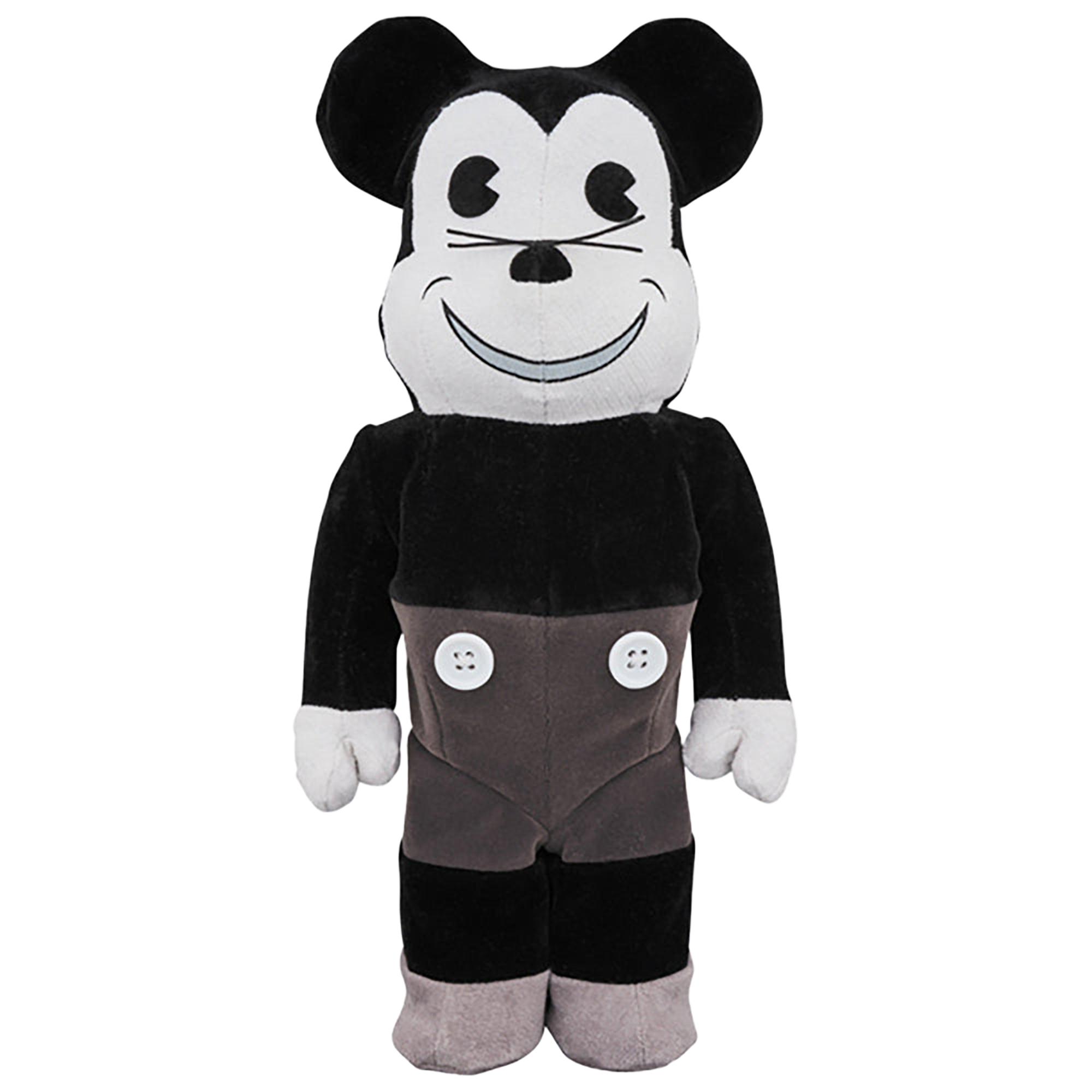 BE@RBRICK MICKEY MOUSE (VINTAGE B&W Ver.) 100％ & 400％