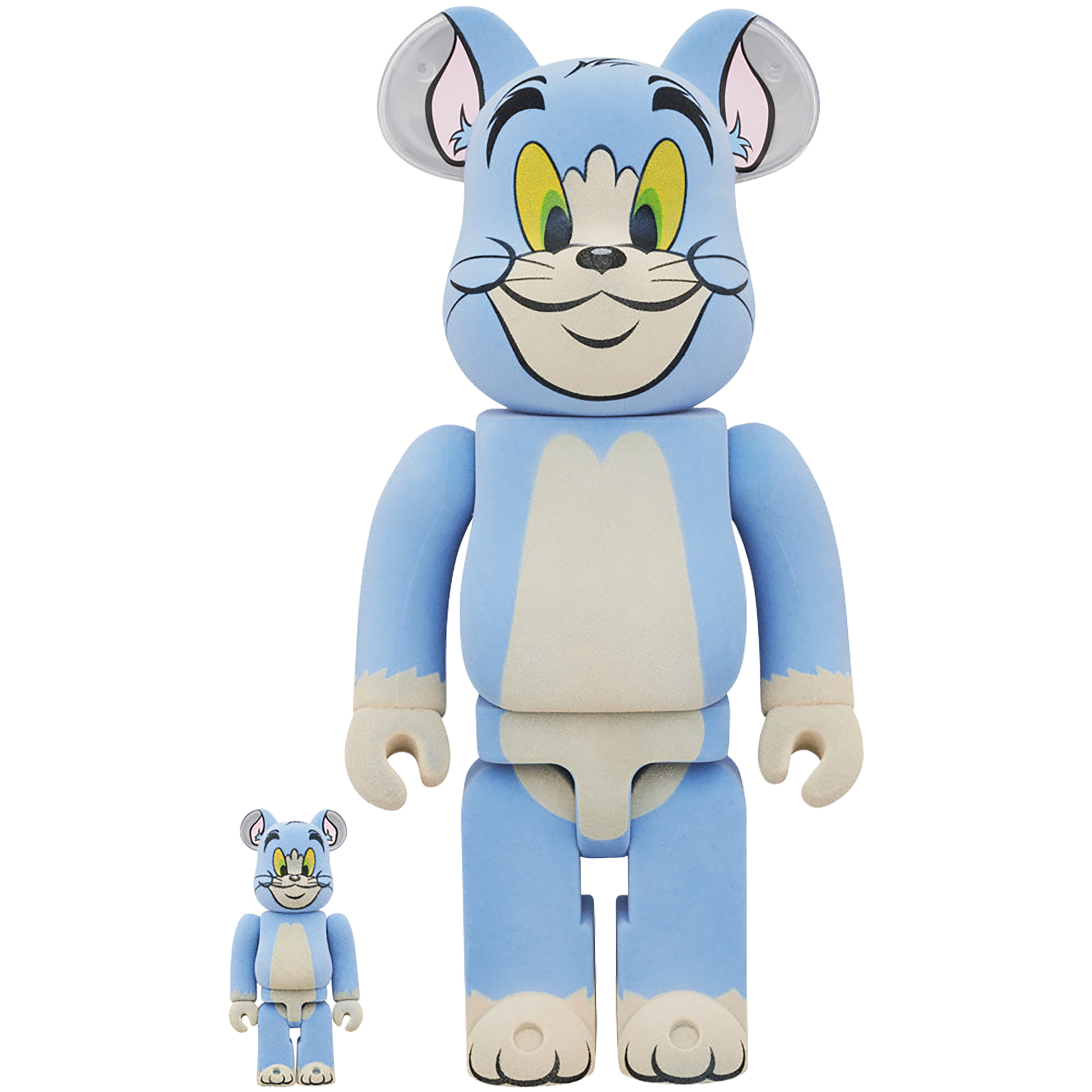 BE@RBRICK TOM（Classic Color） FLOCKY Ver. 100％ & 400％ (TOM AND JERRY)
