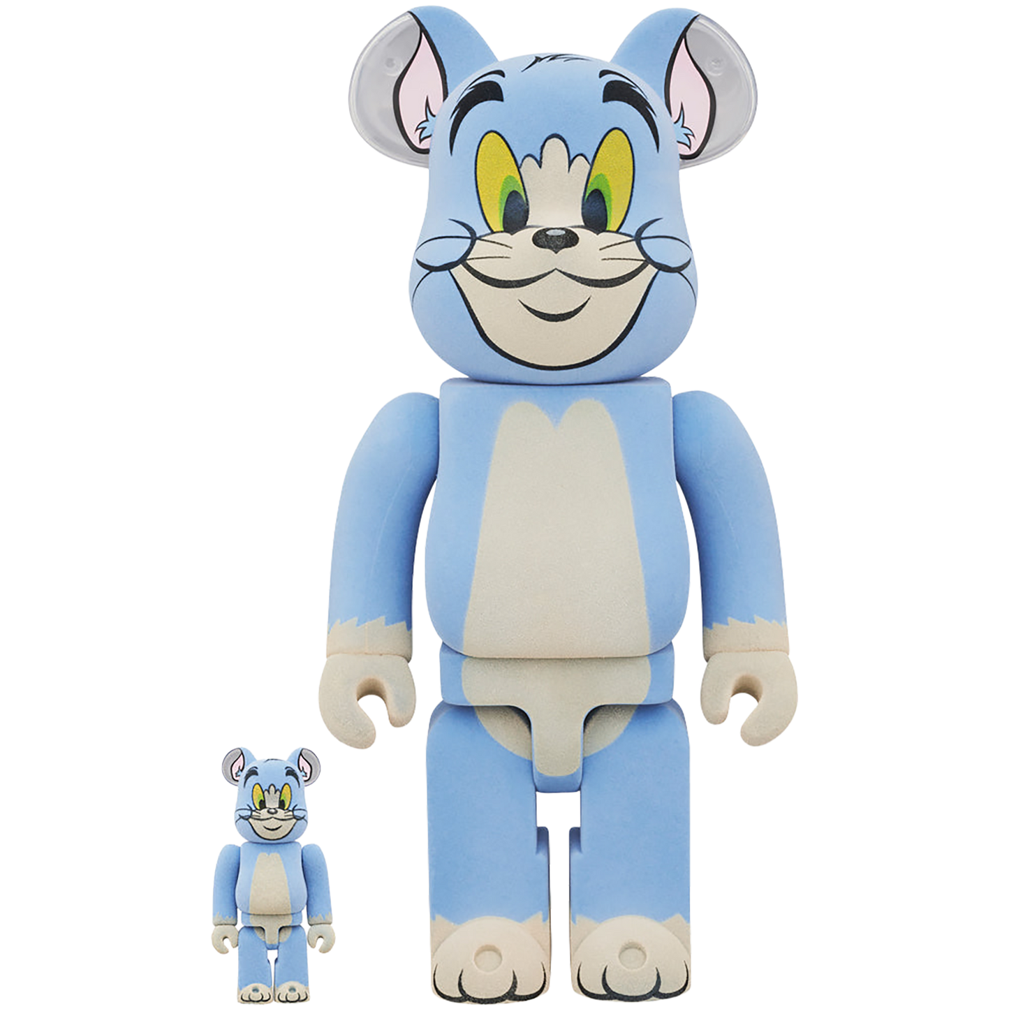 BE@RBRICK TOM（Classic Color） FLOCKY Ver. 100％ & 400％ (TOM AND JERRY)
