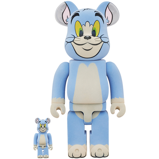 BE@RBRICK TOM（Classic Color） FLOCKY Ver. 100％ & 400％ (TOM AND JERRY)

