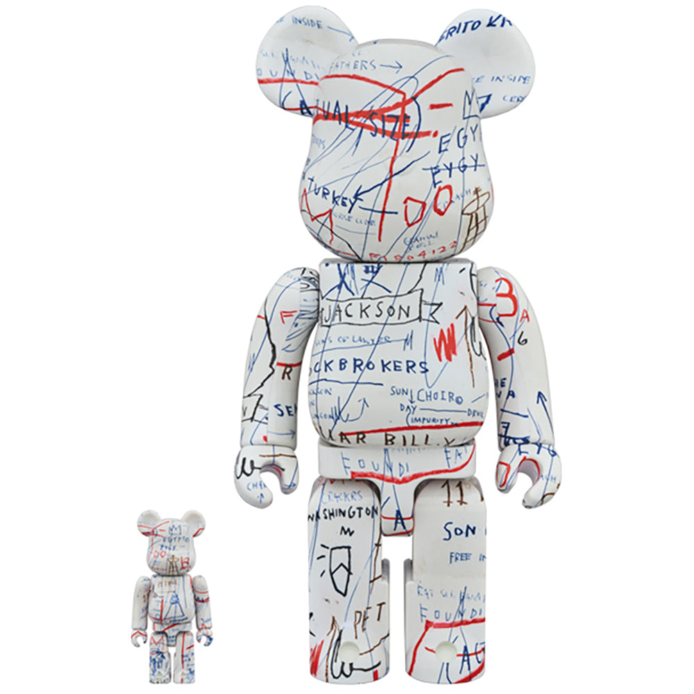 BE@RBRICK JEAN-MICHEL BASQUIAT #2 100％ & 400％_0