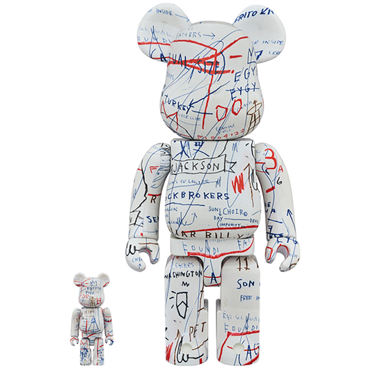 BE@RBRICK JEAN-MICHEL BASQUIAT #2 100％ & 400％